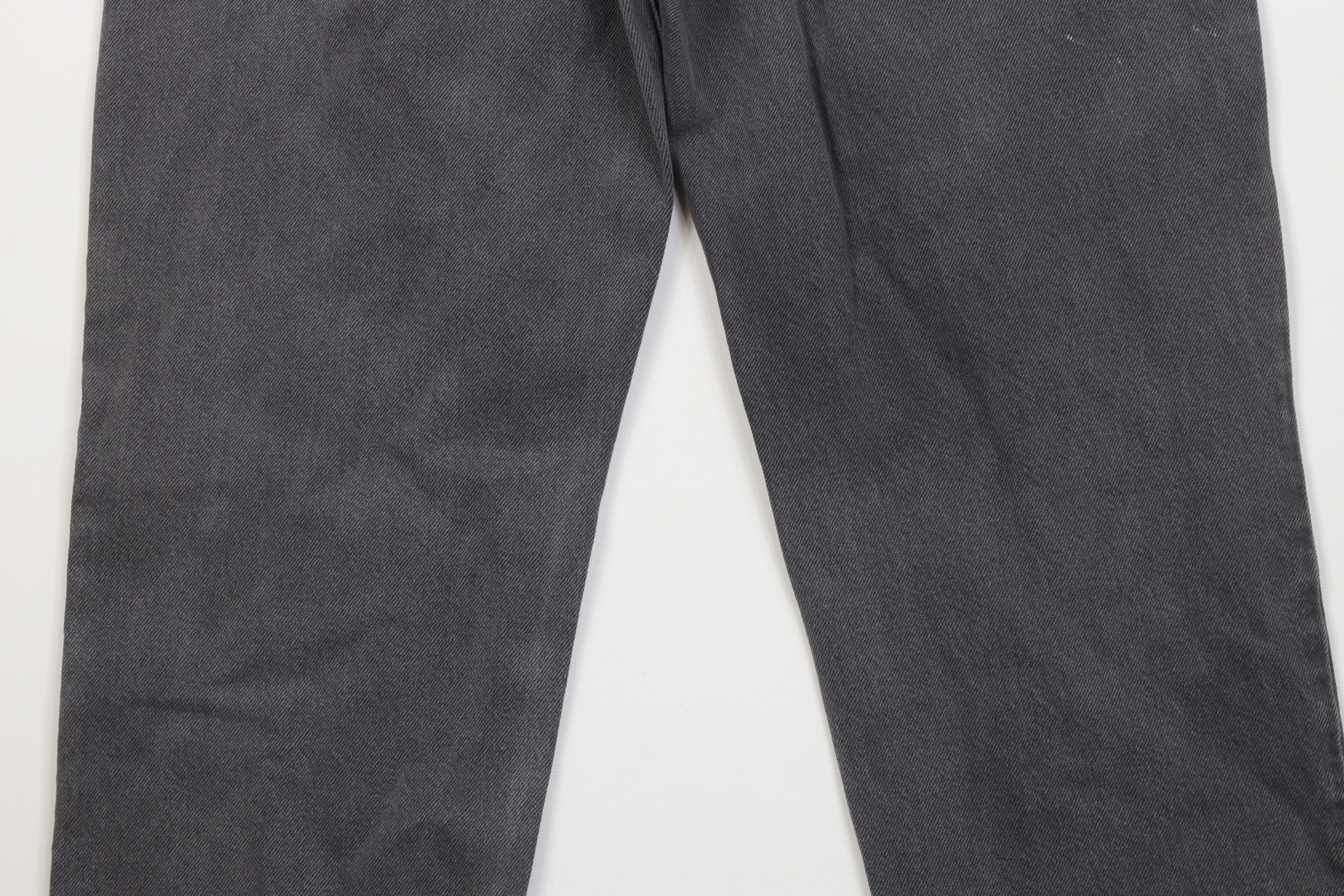 L.L. Bean Vintage 90s LL Bean Straight Leg Demin Jeans Gray Cotton USA Size US 32 / EU 48 - 13 Thumbnail