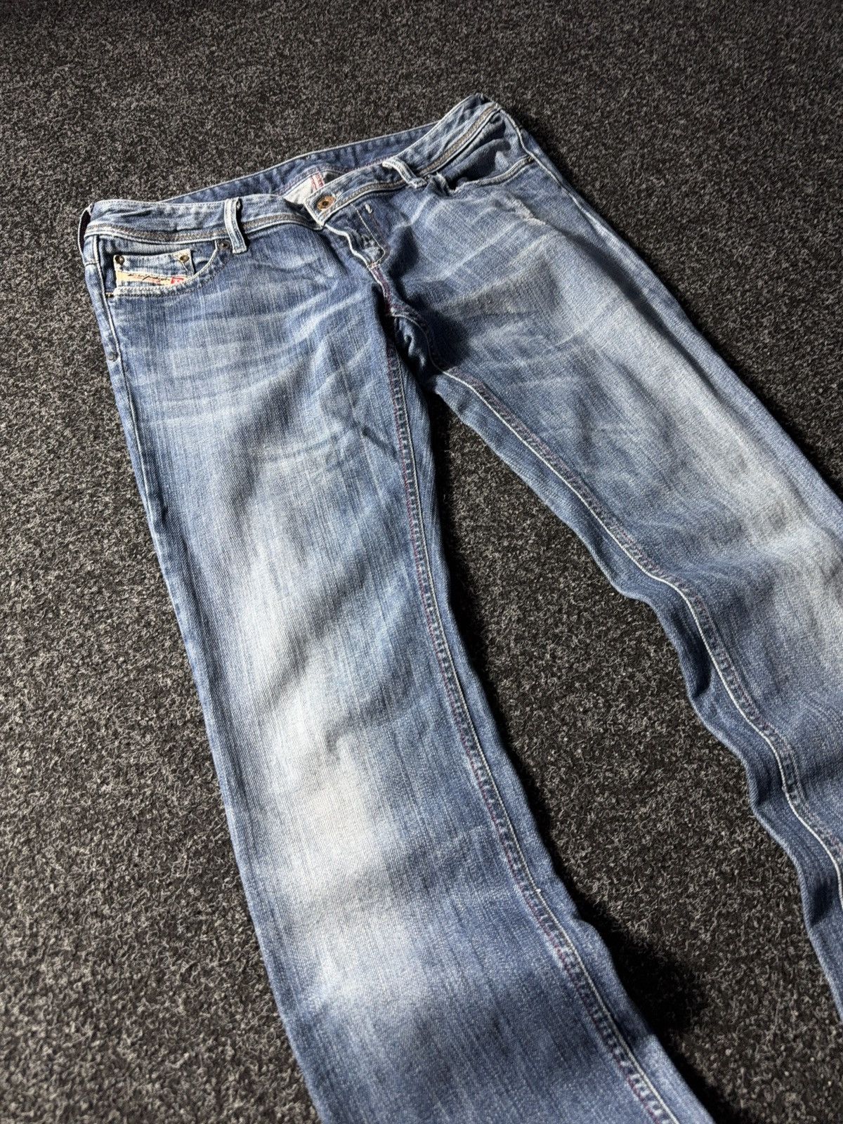 Diesel × If Six Was Nine × Vintage Vintage 90s Y2K Diesel Industry Wash Faded Italy Jeans pants Size US 31 - 5 Thumbnail