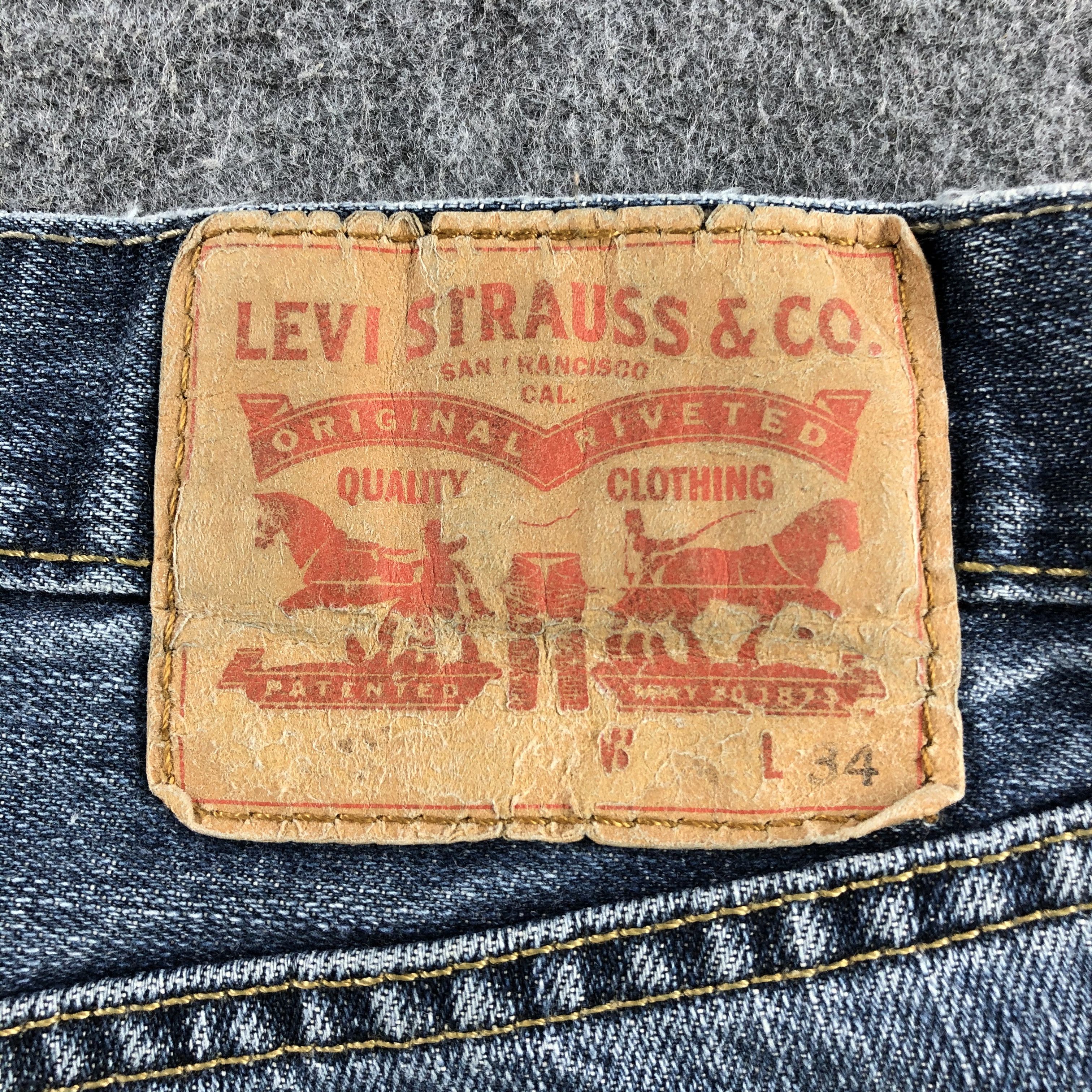 Levi's Vintage Blue Wash Levis 559 Jeans-J2110 Size US 34 / EU 50 - 5 Thumbnail