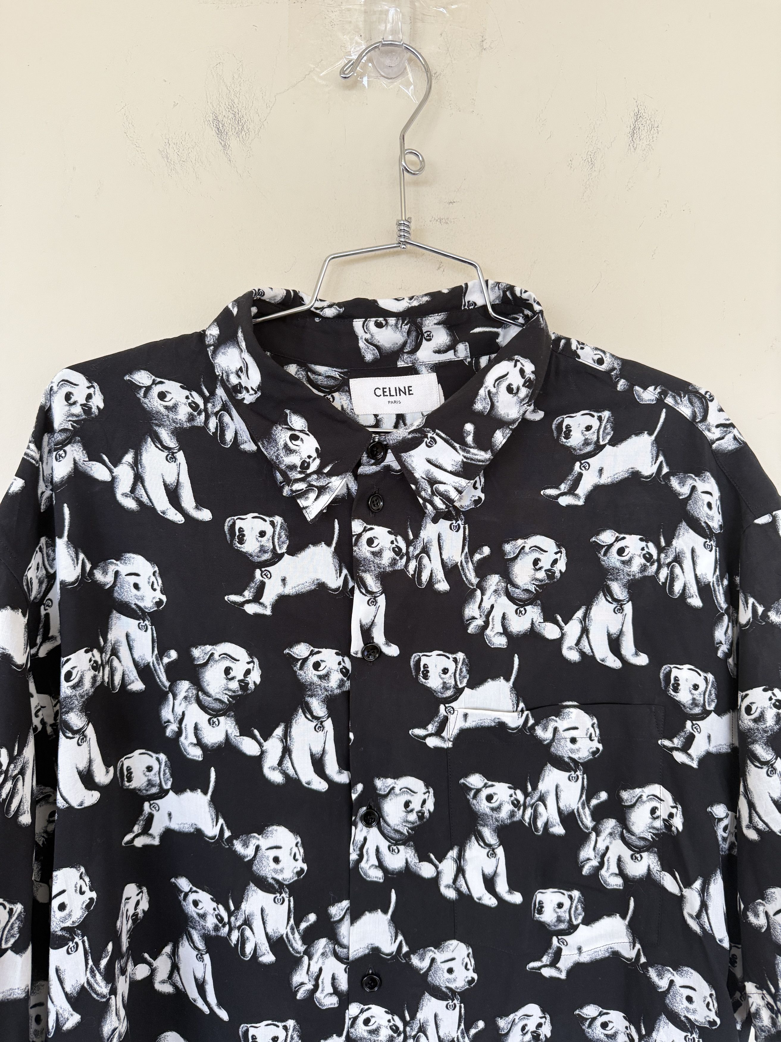 Celine Celine Dalmations Button Up NWT Size US XL / EU 56 / 4 - 4 Thumbnail