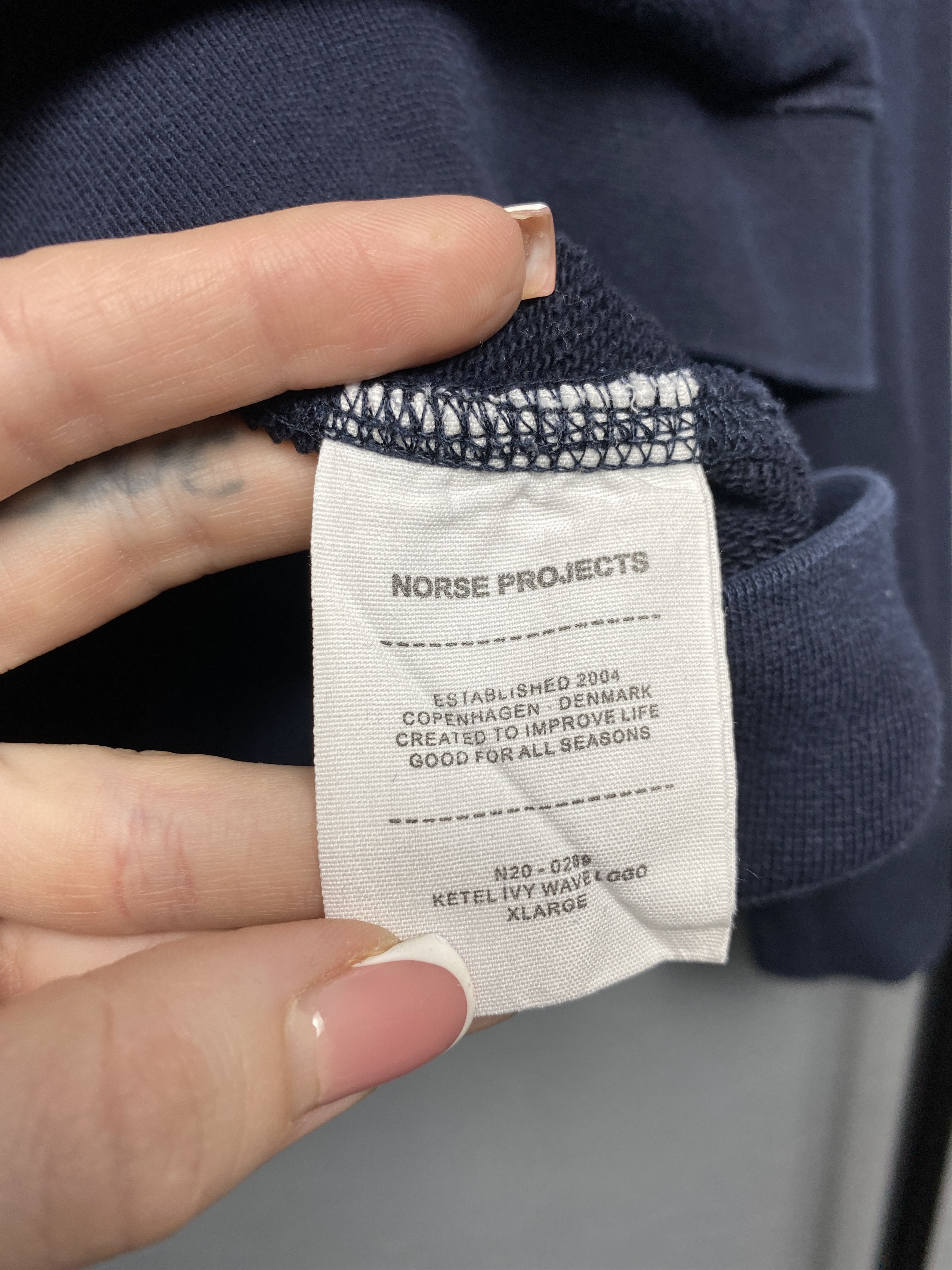 Norse Projects Norse Projects Mens Crew Neck Sweatshirt Size US XL / EU 56 / 4 - 6 Thumbnail