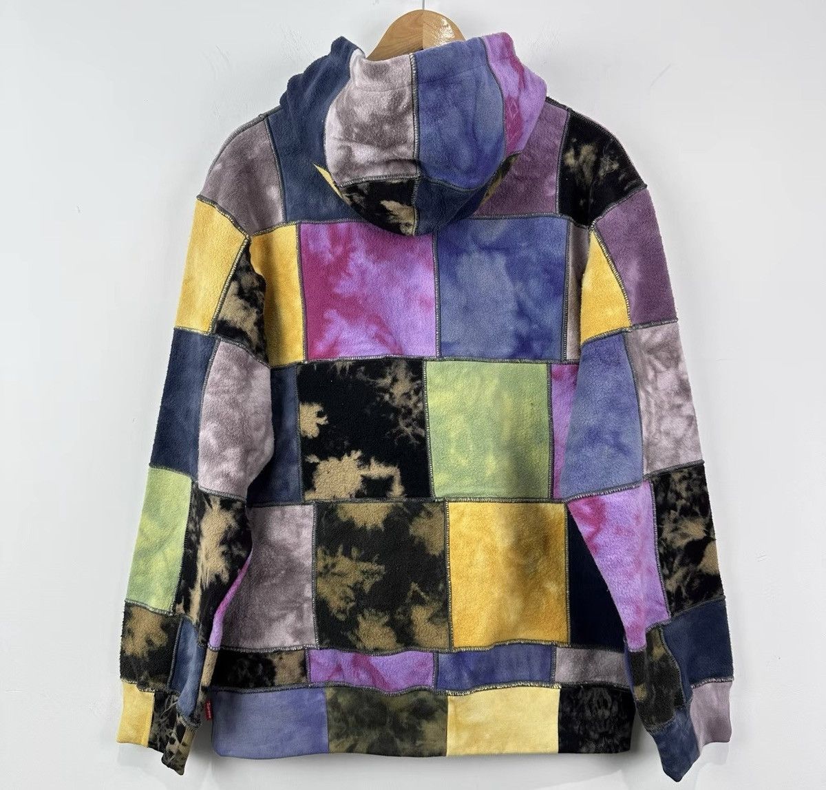 Supreme Supreme ss19 patchwork tie dye hoodie hooded sweatshirt Size US S / EU 44-46 / 1 - 2 Thumbnail