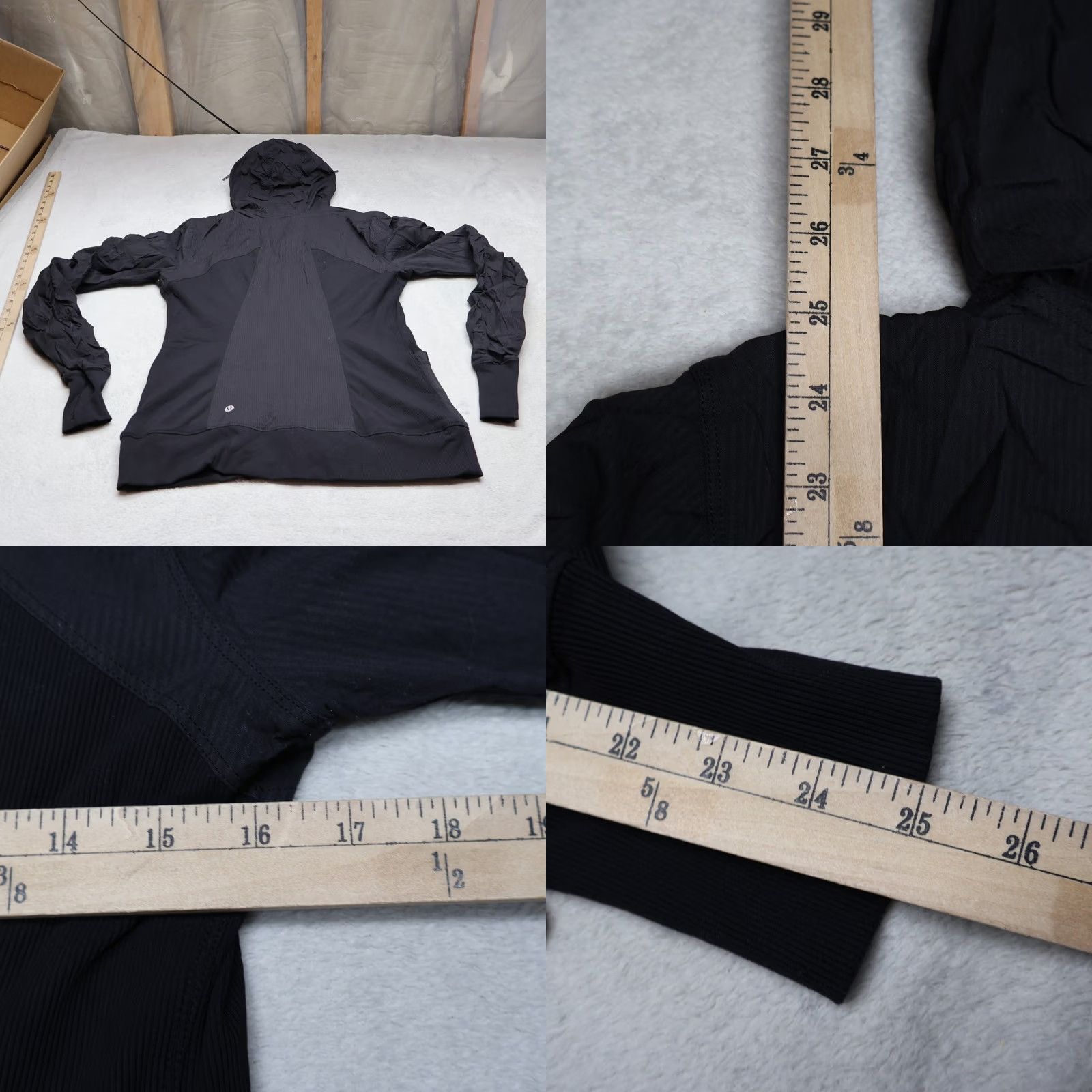 Lululemon Lululemon Dance Studio Jacket Womens 8 Black Reversible Full Zip Light Athletic Size M / US 6-8 / IT 42-44 - 8 Thumbnail