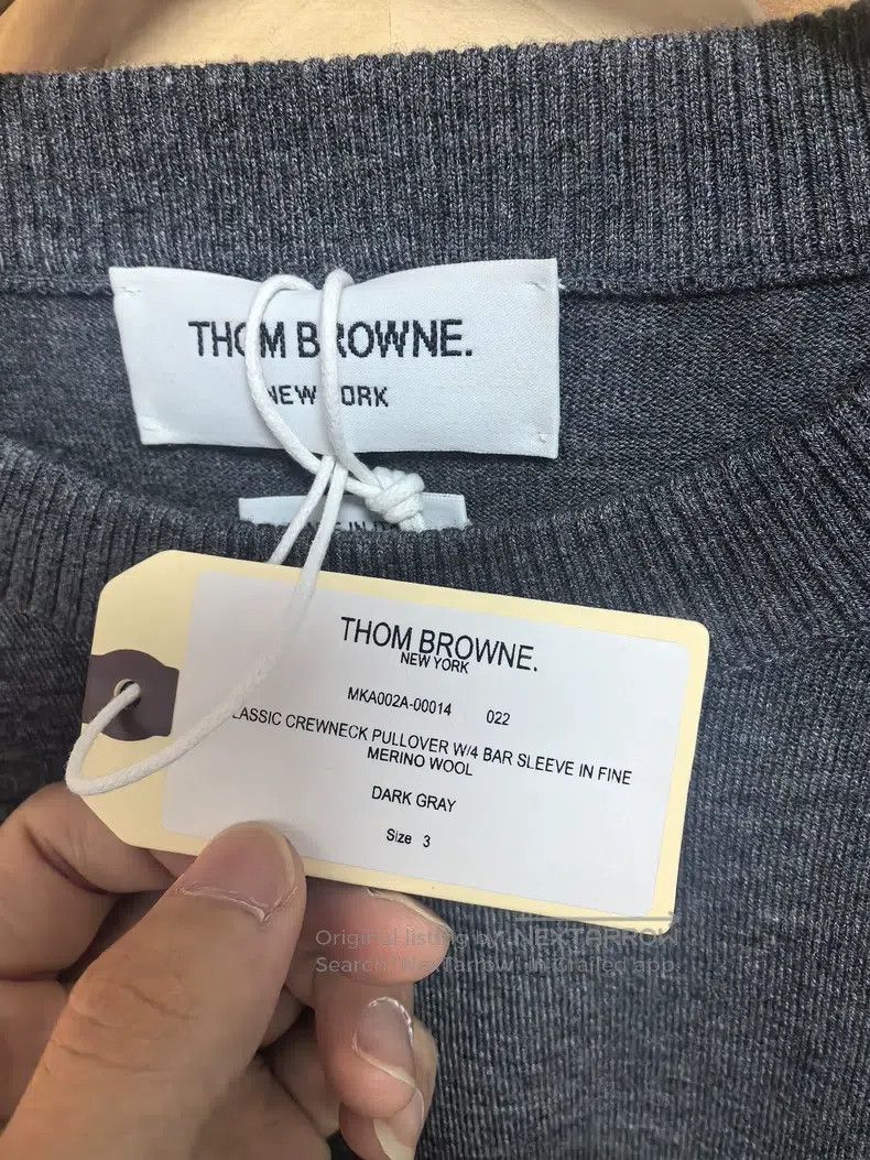 Thom Browne Thom Browne Wool Sweater Size US L / EU 52-54 / 3 - 4 Thumbnail
