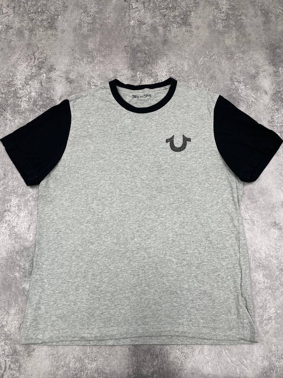 True Religion True Religion Men Cotton T-Shirt Grey Black Size M Size US M / EU 48-50 / 2 - 1 Thumbnail