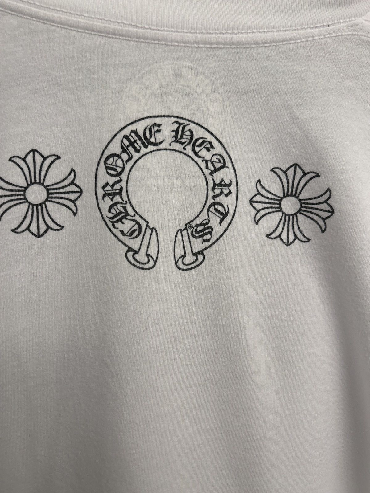 Chrome Hearts Chrome Hearts Multi Logo long sleeve white tee Size Medium Size US M / EU 48-50 / 2 - 13 Thumbnail