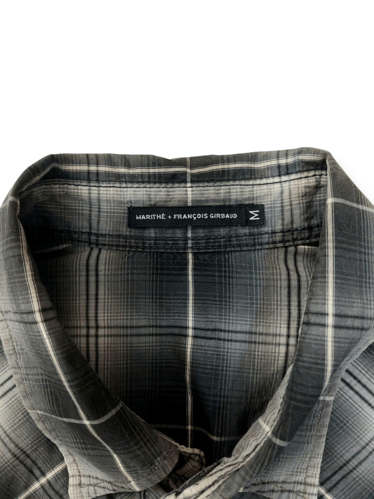 Marithe + Francois Girbaud Marithe Francois Girboud Nova Check Button Ups Size US M / EU 48-50 / 2 - 4 Thumbnail