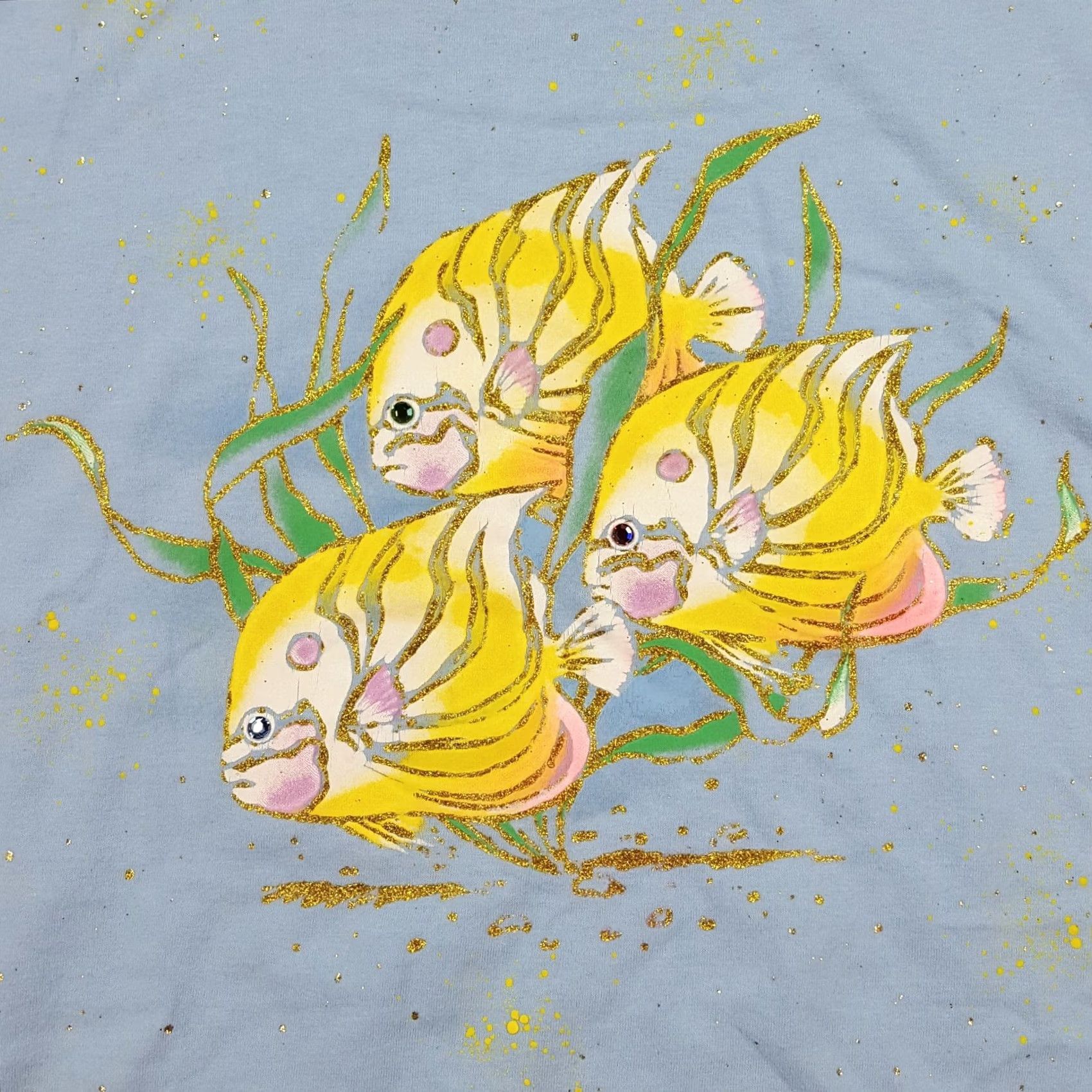 Fruit Of The Loom VINTAGE Nike Shirt Mens XL Blue Ocean Animals Beach Tropical Surf Retro T Shirt Size US XL / EU 56 / 4 - 3 Thumbnail