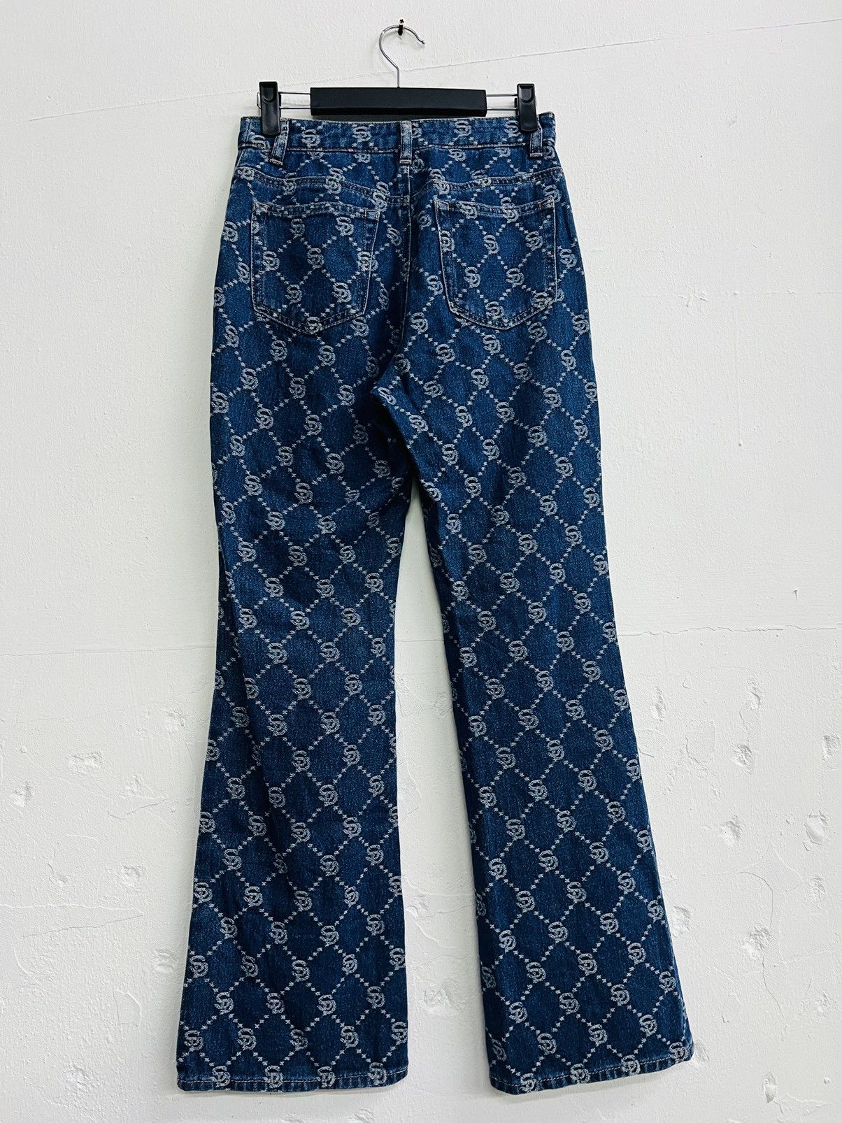 Japanese Brand Japanese Denim Flare Monogram Jeans Hysteric Style Size US 27 - 13 Thumbnail