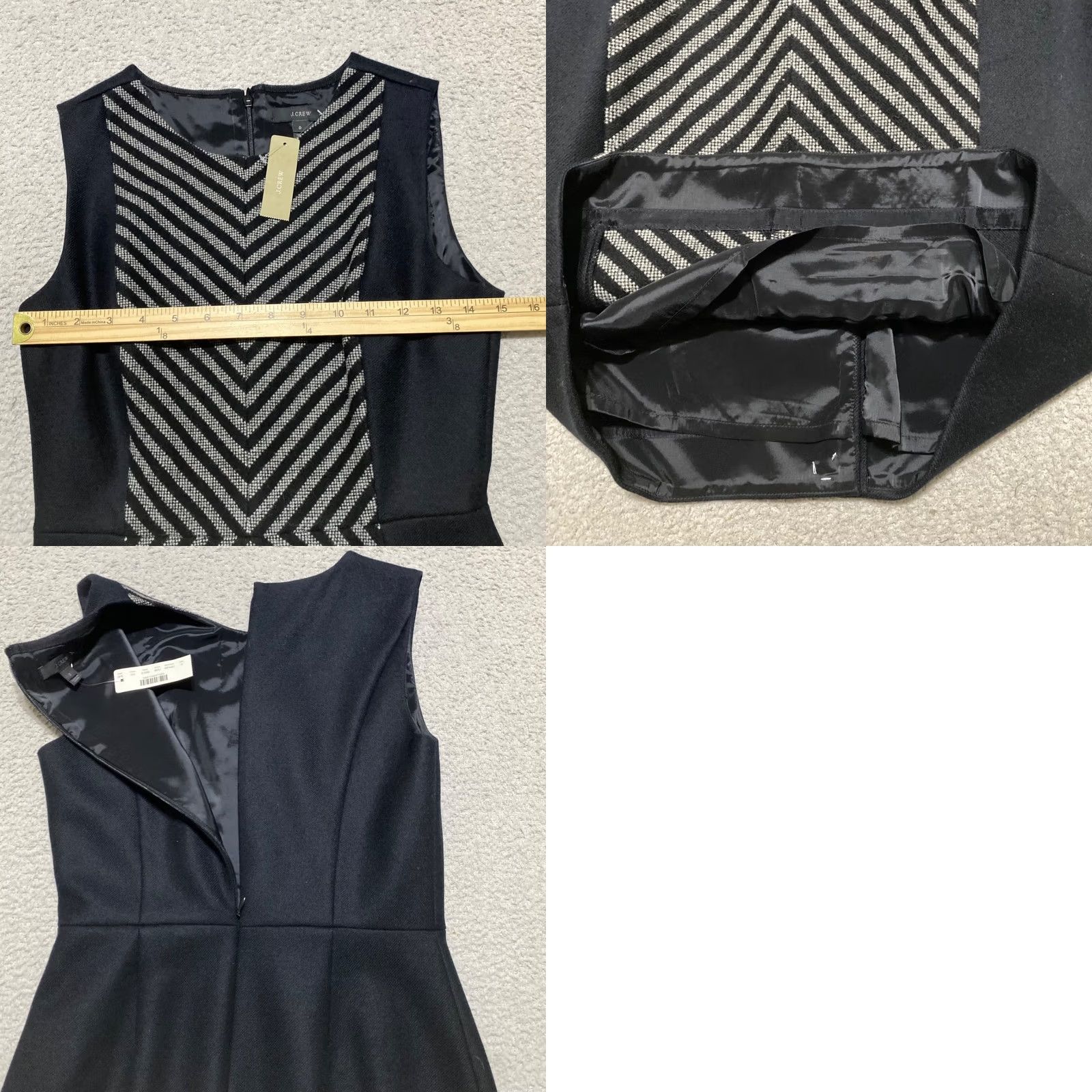 J.Crew NWT Item Specifications: Style: Classic | Colors: Black & White | Condition: Excellent Size XS / US 0-2 / IT 36-38 - 8 Thumbnail