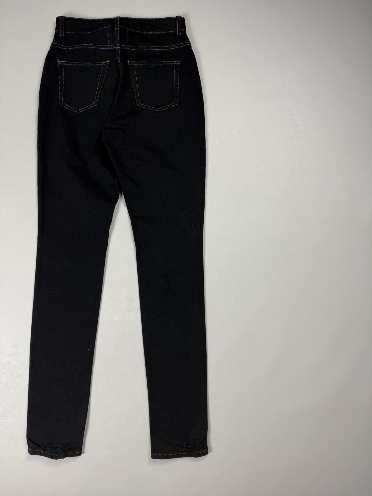Saint Laurent Paris Saint Laurent Thrash Overdye Japan Denim Ladies Skinny Jeans Size 27" / US 4 / IT 40 - 22 Thumbnail