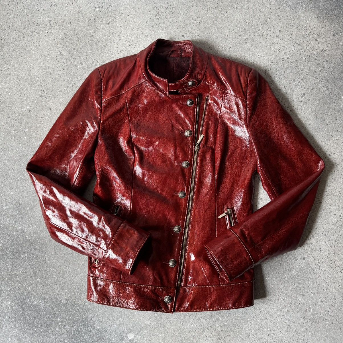 Hysteric Glamour Amazing Vintage Y2K Red Leather Jacket Size S / US 4 / IT 40 - 3 Thumbnail