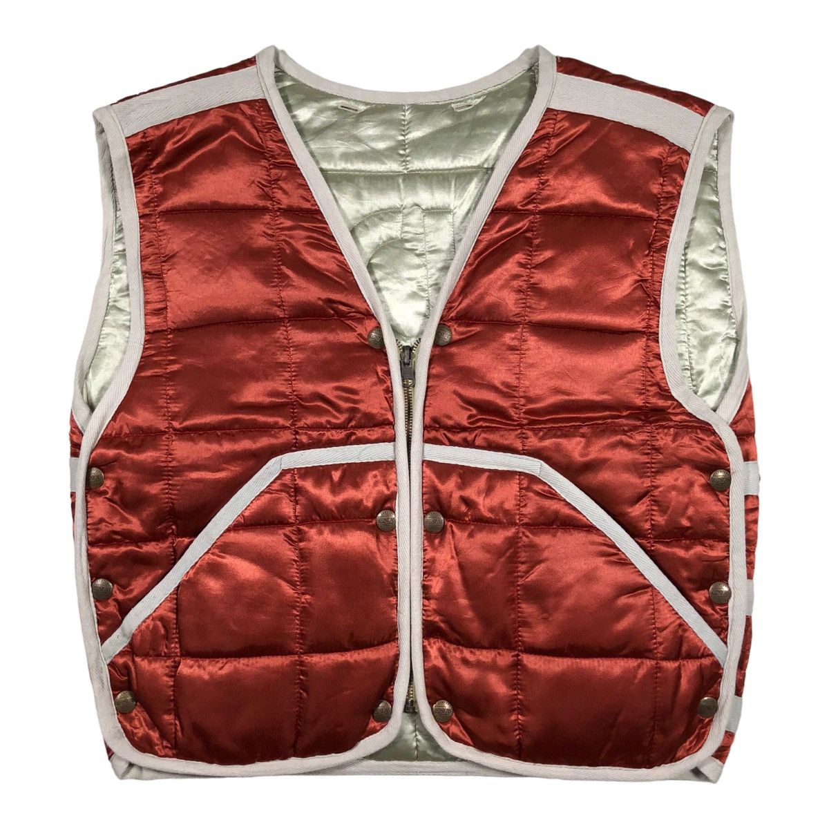 NFL Vintage R.D.S Red skins Acetate Quilted Padded Vest Size US M / EU 48-50 / 2 - 4 Thumbnail