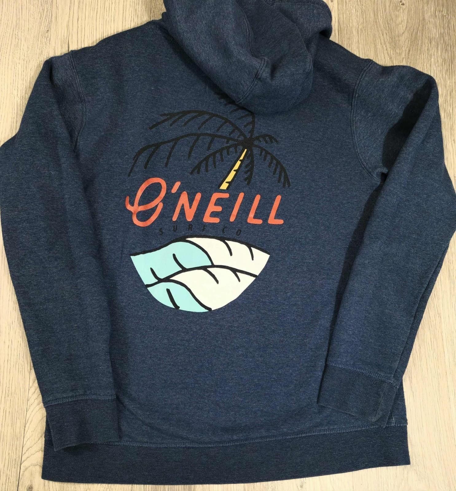 O'Neill O’Neill Surf Co Palm Tree Graphic Hoodie Blue Sweatshirt M#5 Size US M / EU 48-50 / 2 - 1 Thumbnail