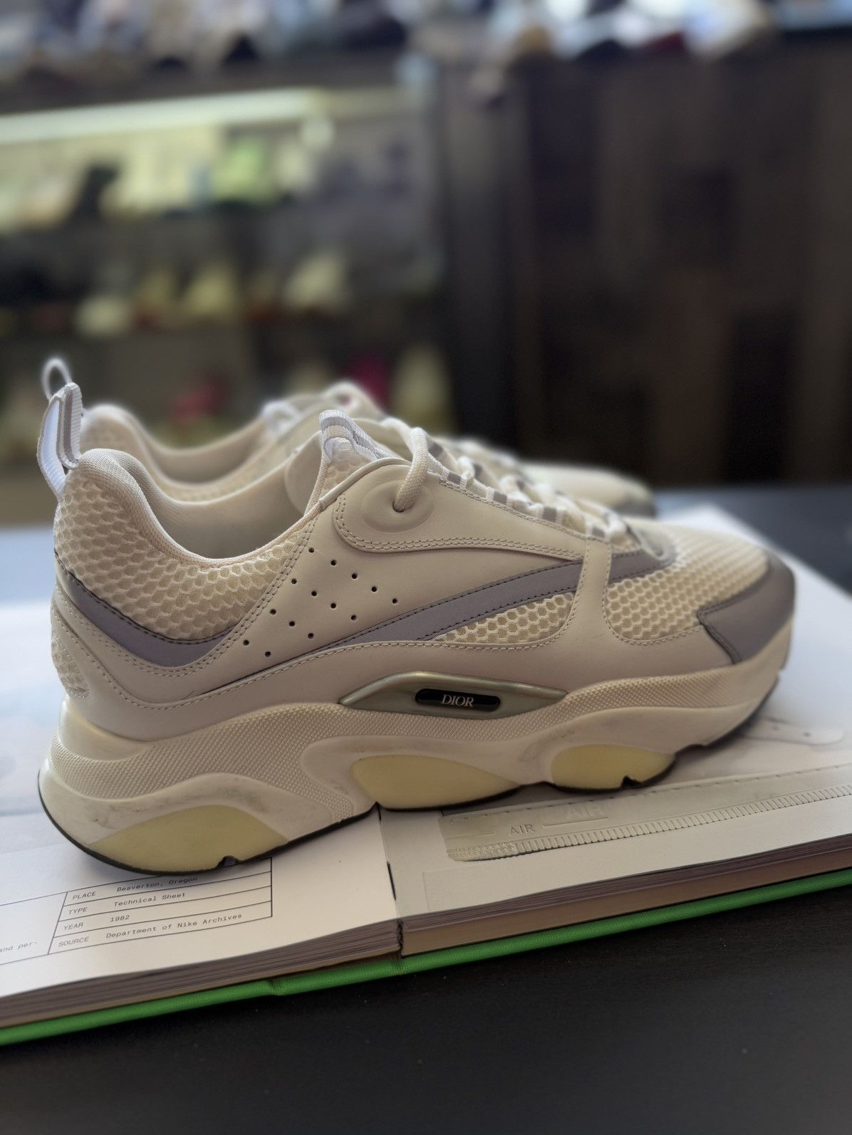 Dior Dior B22 White Sneakers Size 43EU/10US Discontinued Size US 10 / EU 43 - 3 Thumbnail