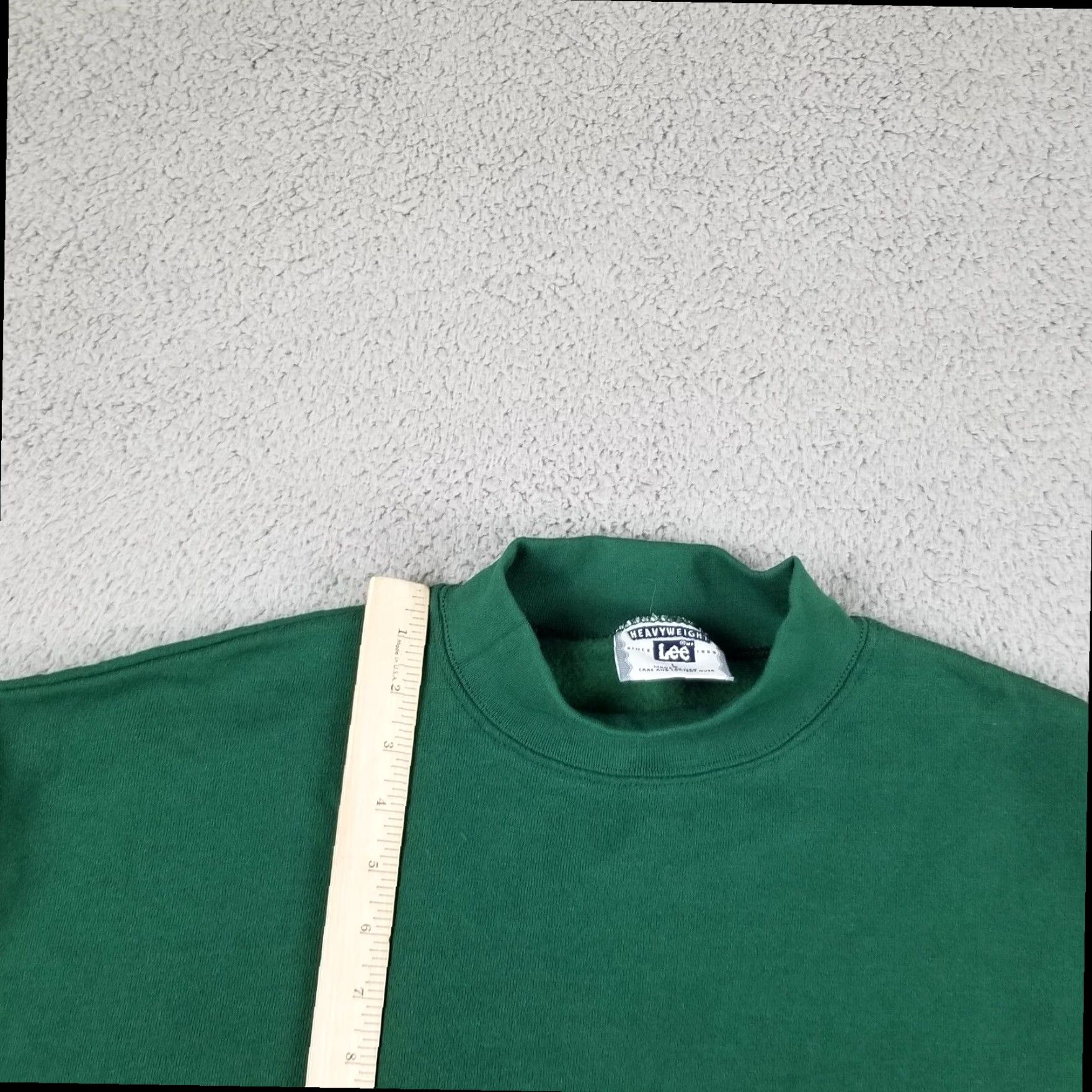 Lee Lee Superweight Mens Large Long Sleeve Green Sweatshirt Size US L / EU 52-54 / 3 - 3 Thumbnail