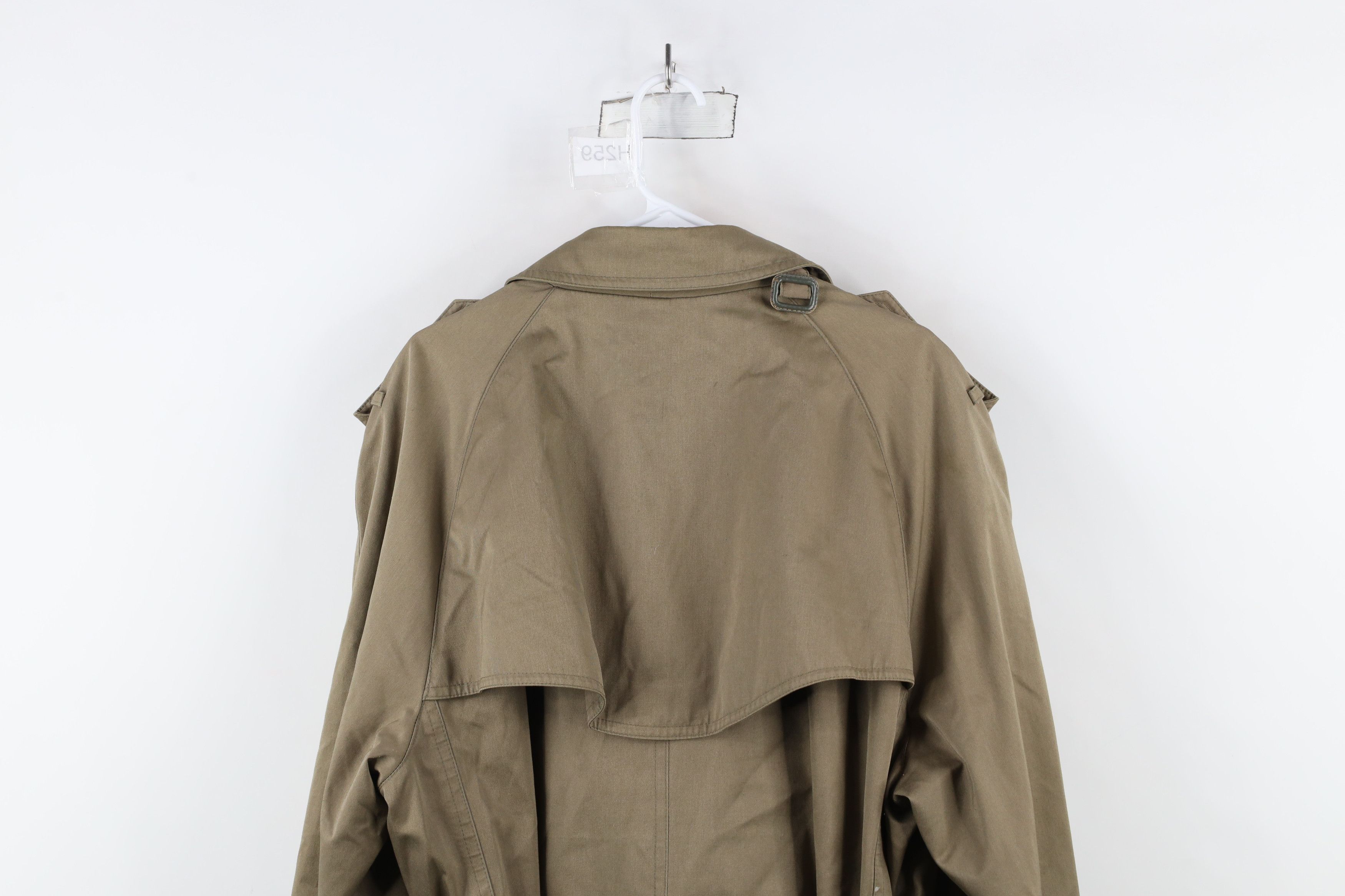 Vintage Vintage 90s Streetewar Lined Belted Trench Coat Beige Size US XXL / EU 58 / 5 - 13 Thumbnail
