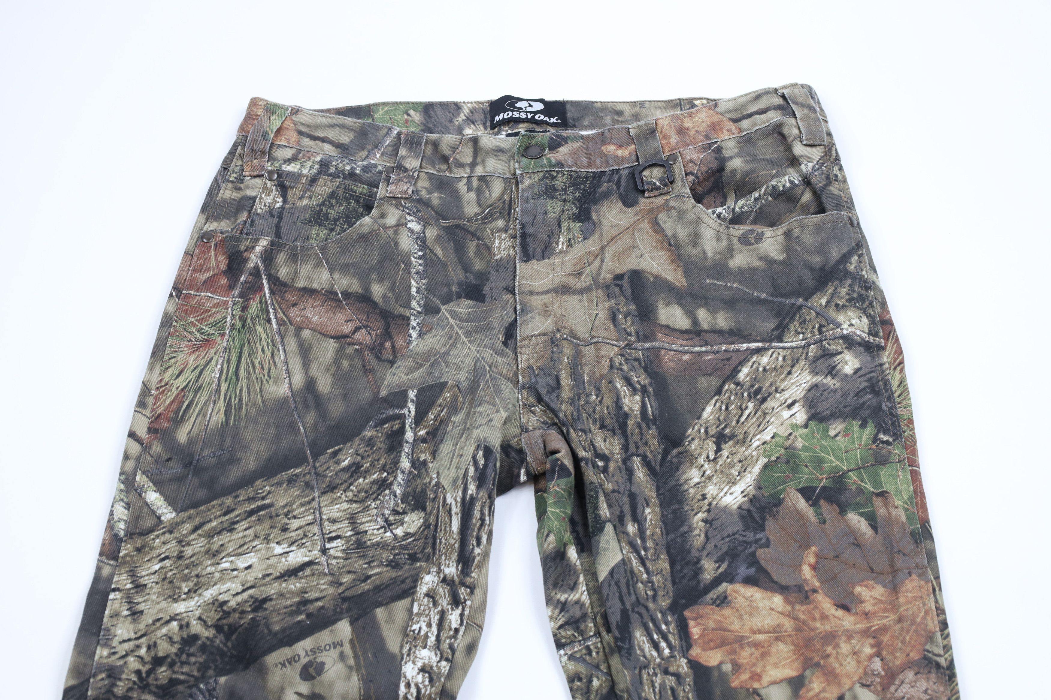 Mossy Oaks × Vintage Vintage Mossy Oak Camouflage Stretch Wide Leg Denim Jeans Size US 36 / EU 52 - 2 Thumbnail