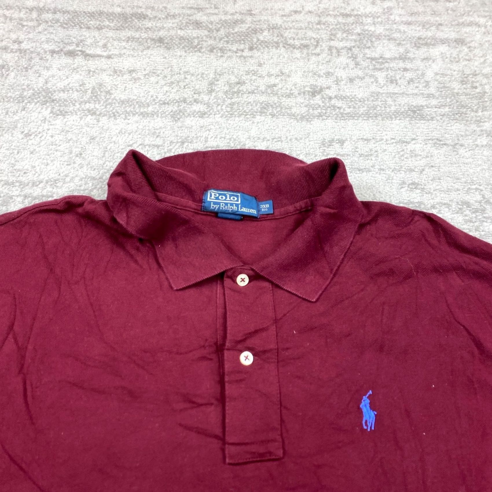 Polo Ralph Lauren VINTAGE Polo Ralph Lauren Shirt Men 3XB Big Red Blue Pony Rugby 90s Outdoor Size US XXL / EU 58 / 5 - 3 Thumbnail