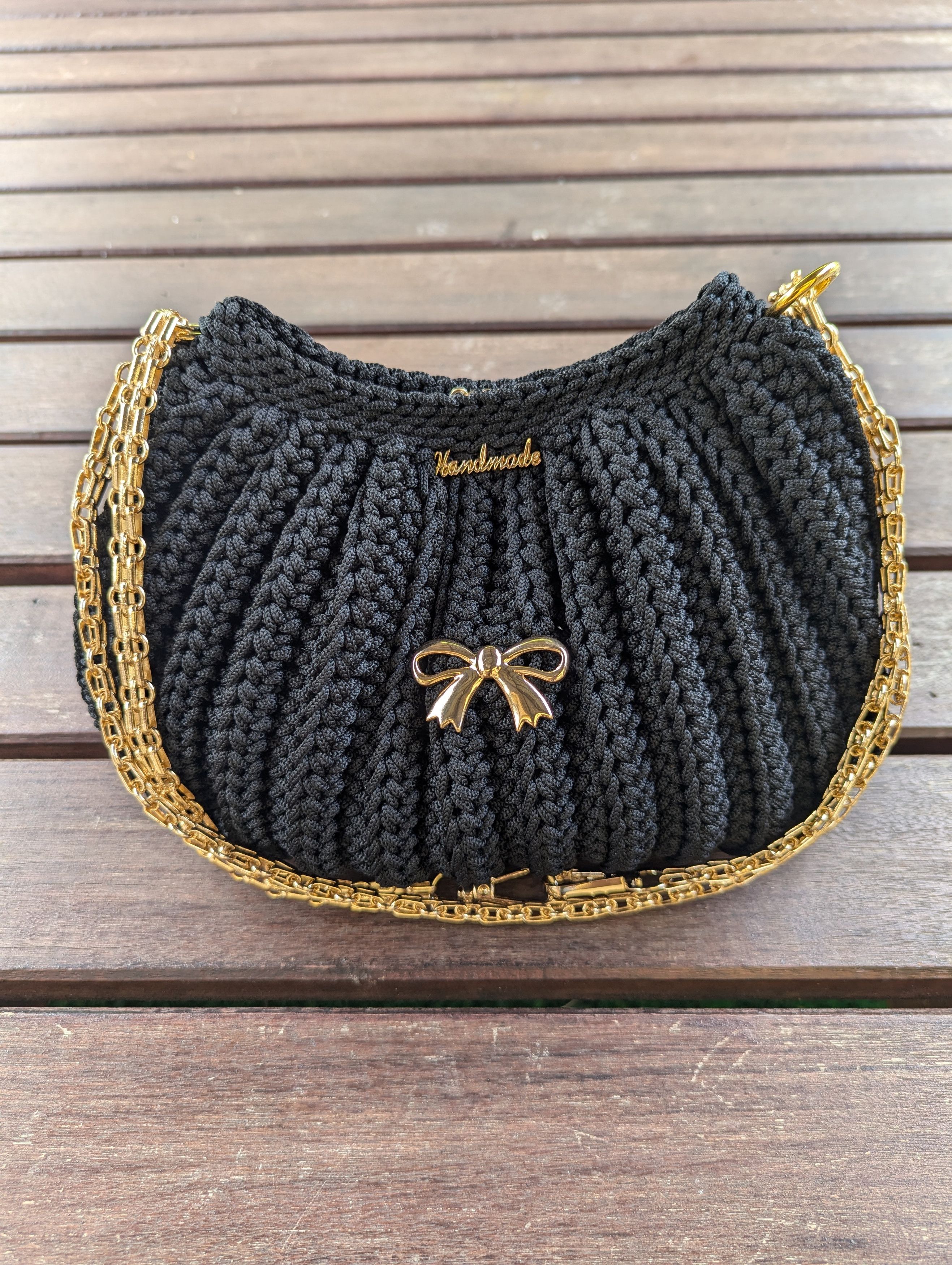 Art Comes First × Handmade Shoulder Bag Crochet Hand Made Size ONE SIZE - 2 Thumbnail