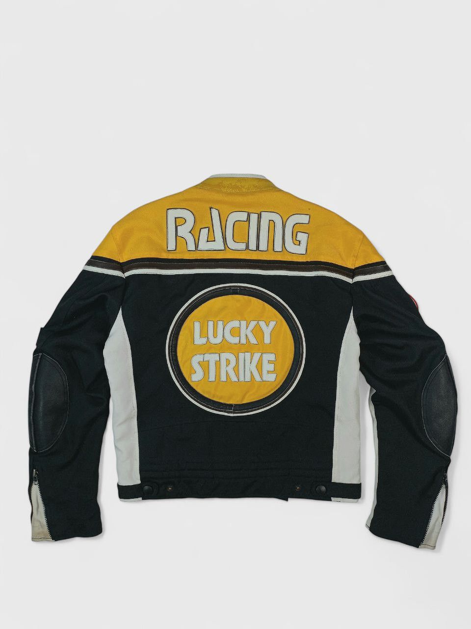Vintage Vare Rare Lucky Strike Racing Moto Exclusive Leather Jacket Size US S / EU 44-46 / 1 - 2 Thumbnail