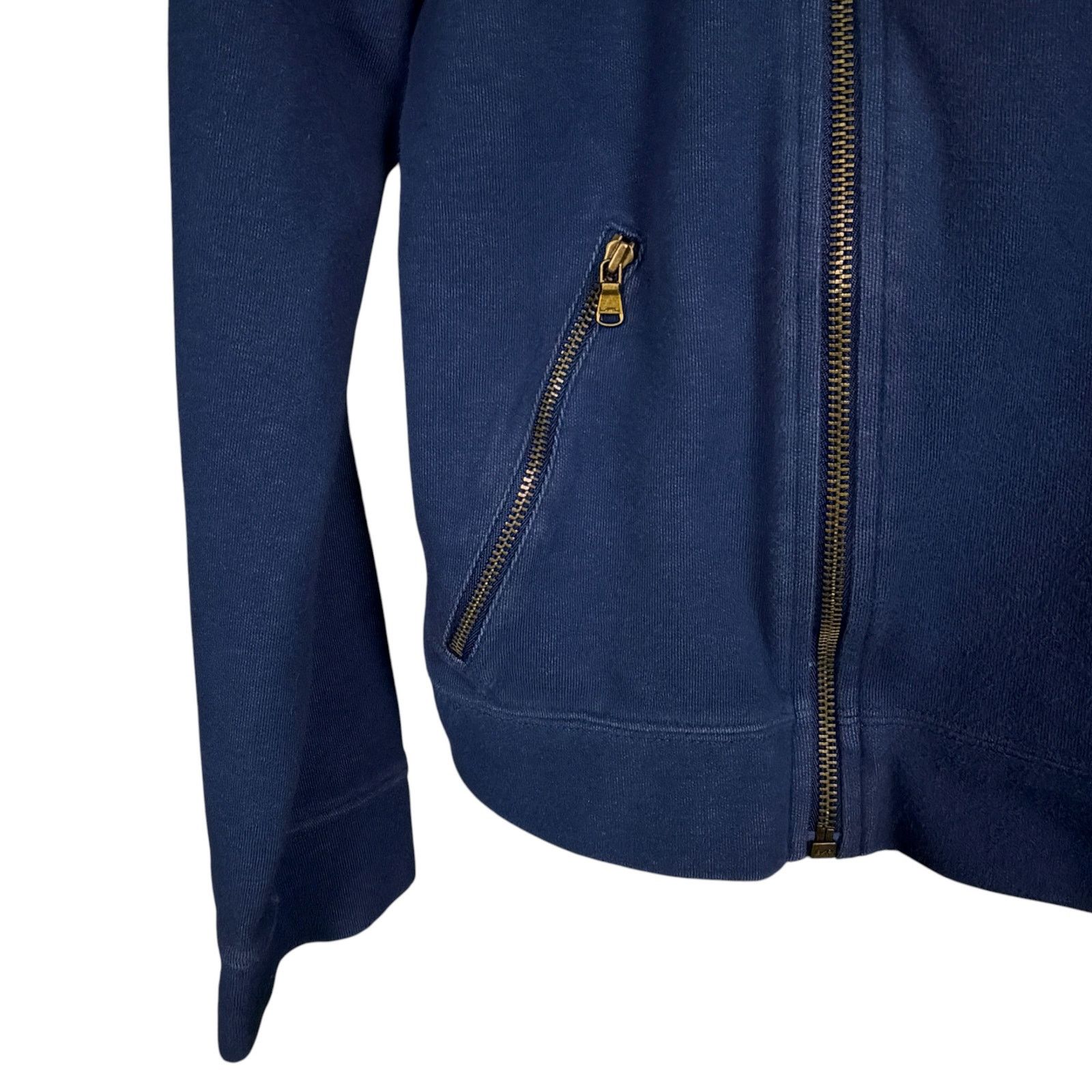 Lauren Ralph Lauren Lauren Ralph Lauren Jacket Womens L Blue Cotton Motorcycle Size L / US 10 / IT 46 - 6 Thumbnail