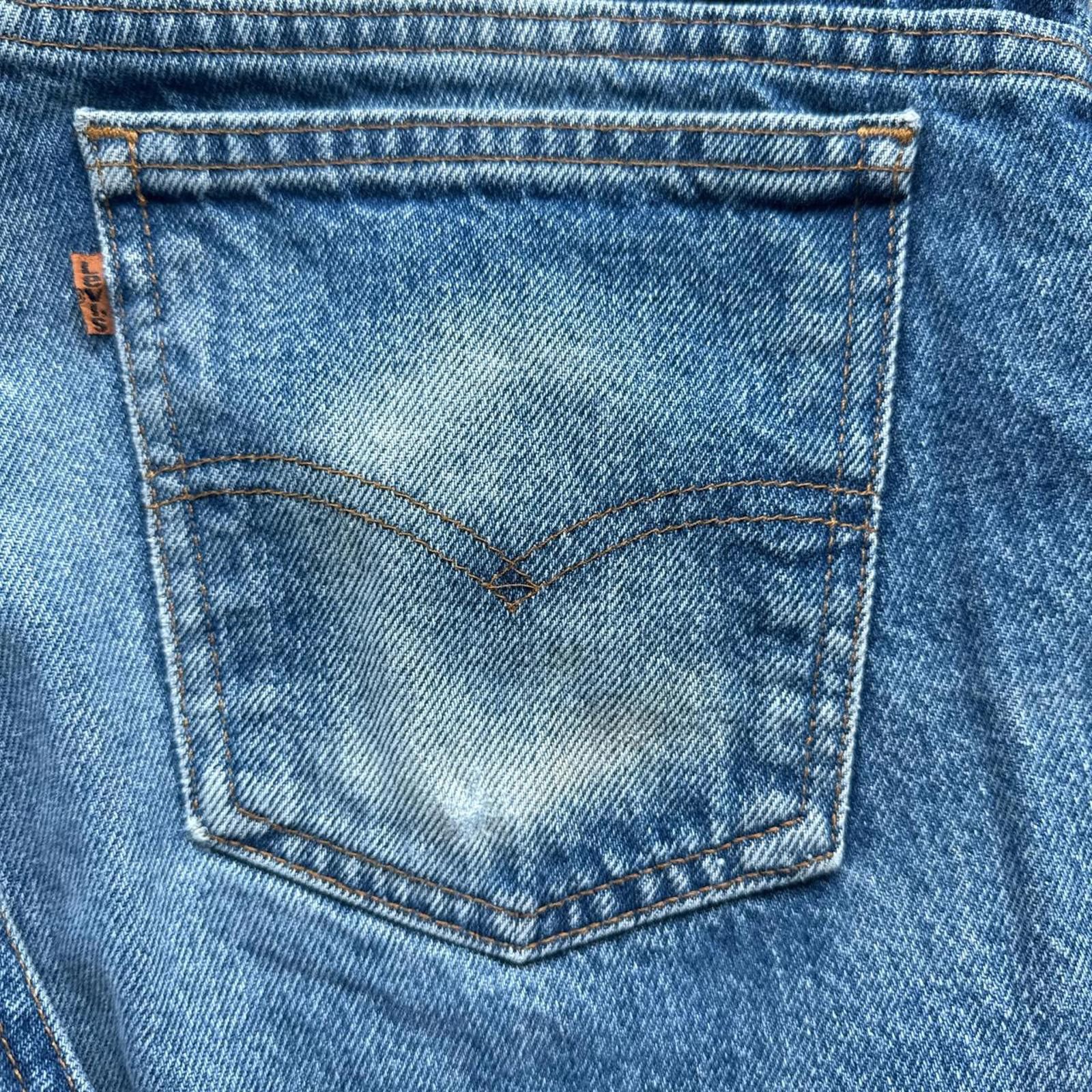 Levi's Levi's 506 Orange Tab 90's Blue Faded Jeans With Wallet Mark Size US 34 / EU 50 - 7 Thumbnail