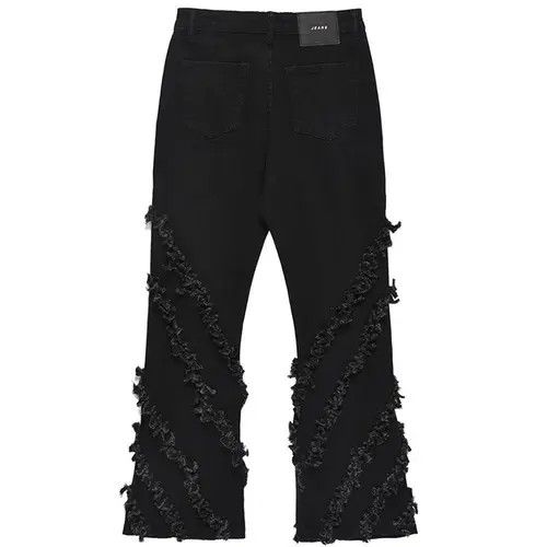 Jean Streetwear Flared Baggy Jeans Size US 33 - 1 Thumbnail