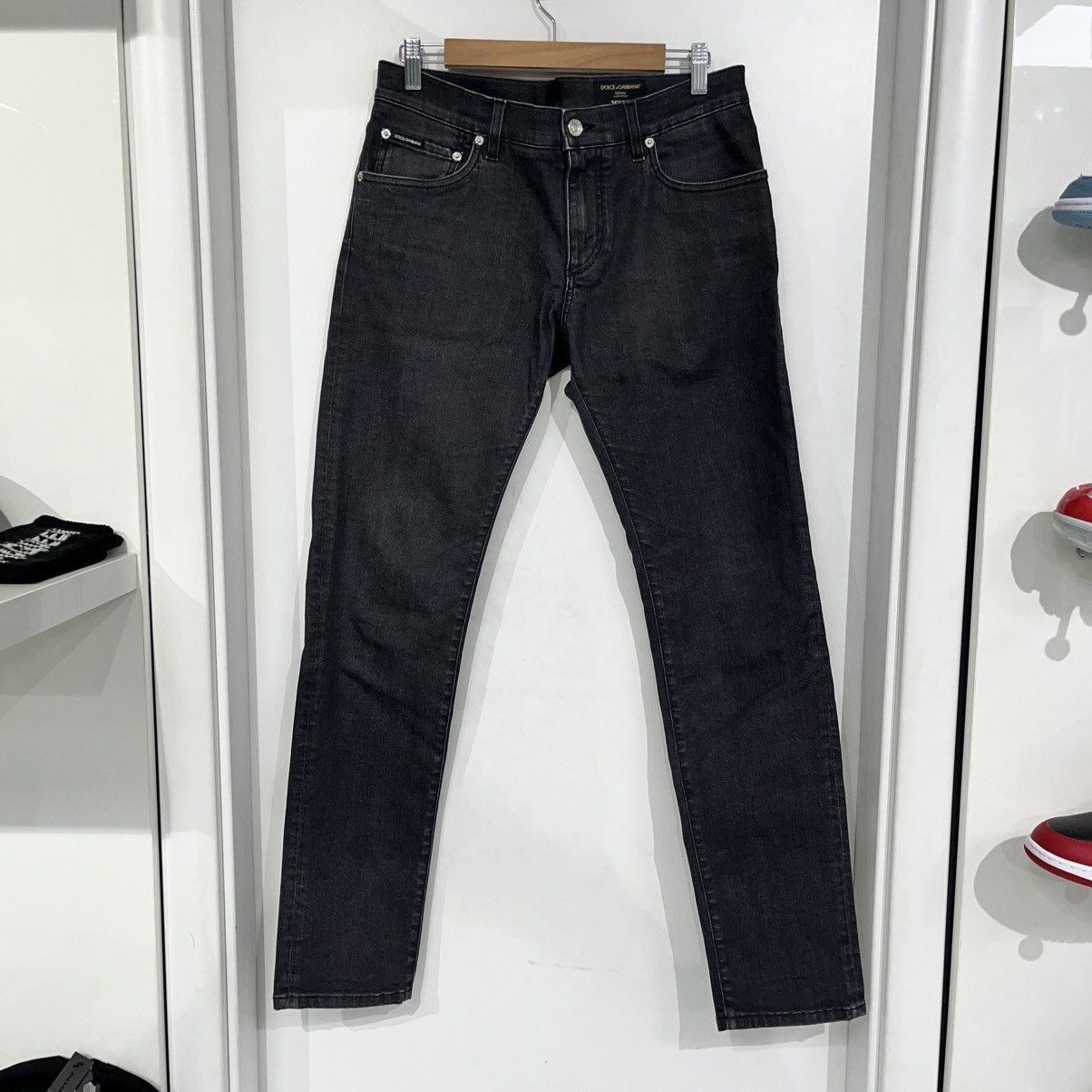Dolce & Gabbana Dolce & Gabbana Skinny Denim Jeans Black Size US 32 / EU 48 - 1 Thumbnail