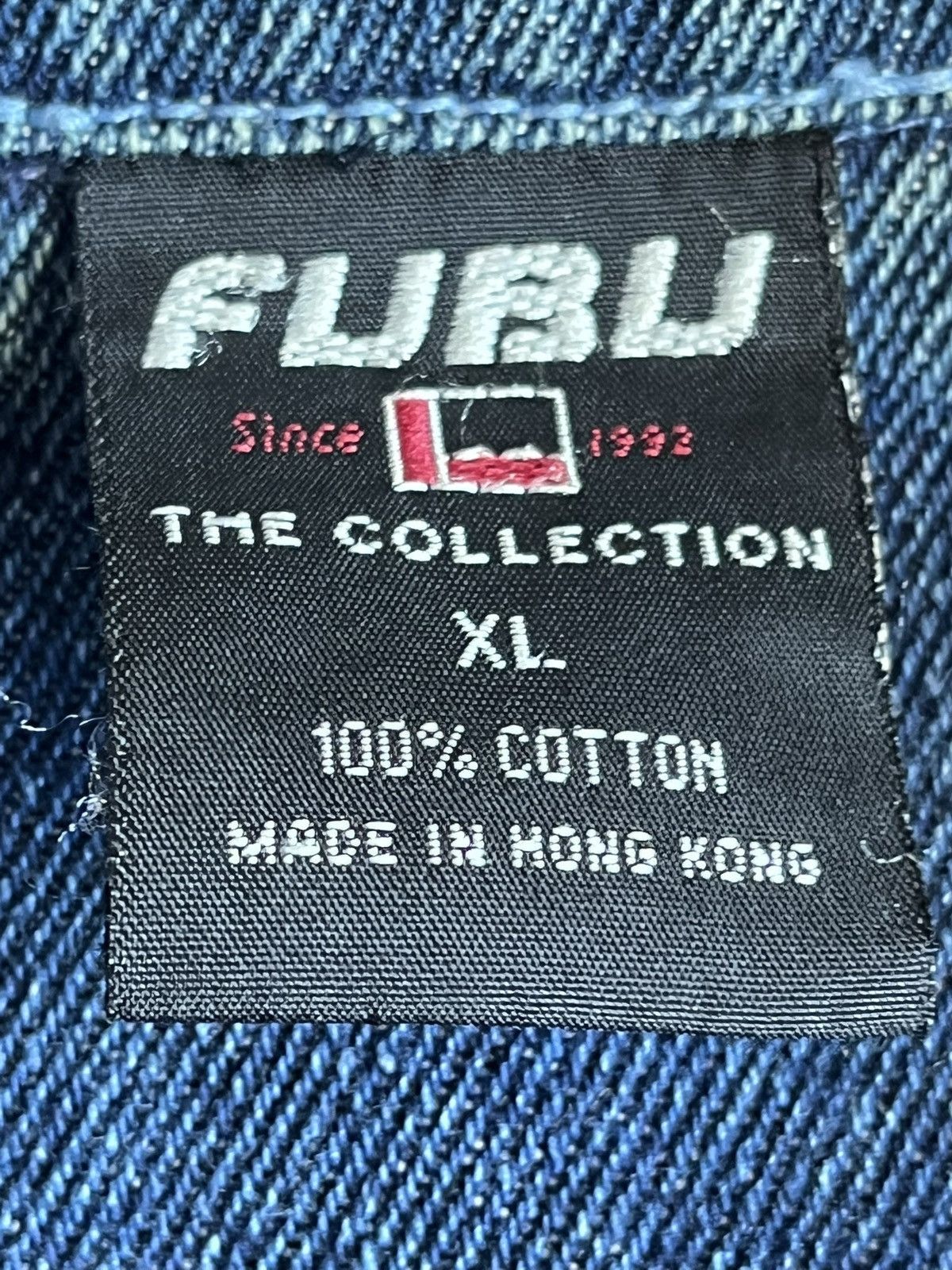 Fubu Vintage FUBU Denim Trucker Jacket Blue XL Y2K Size US XL / EU 56 / 4 - 4 Thumbnail