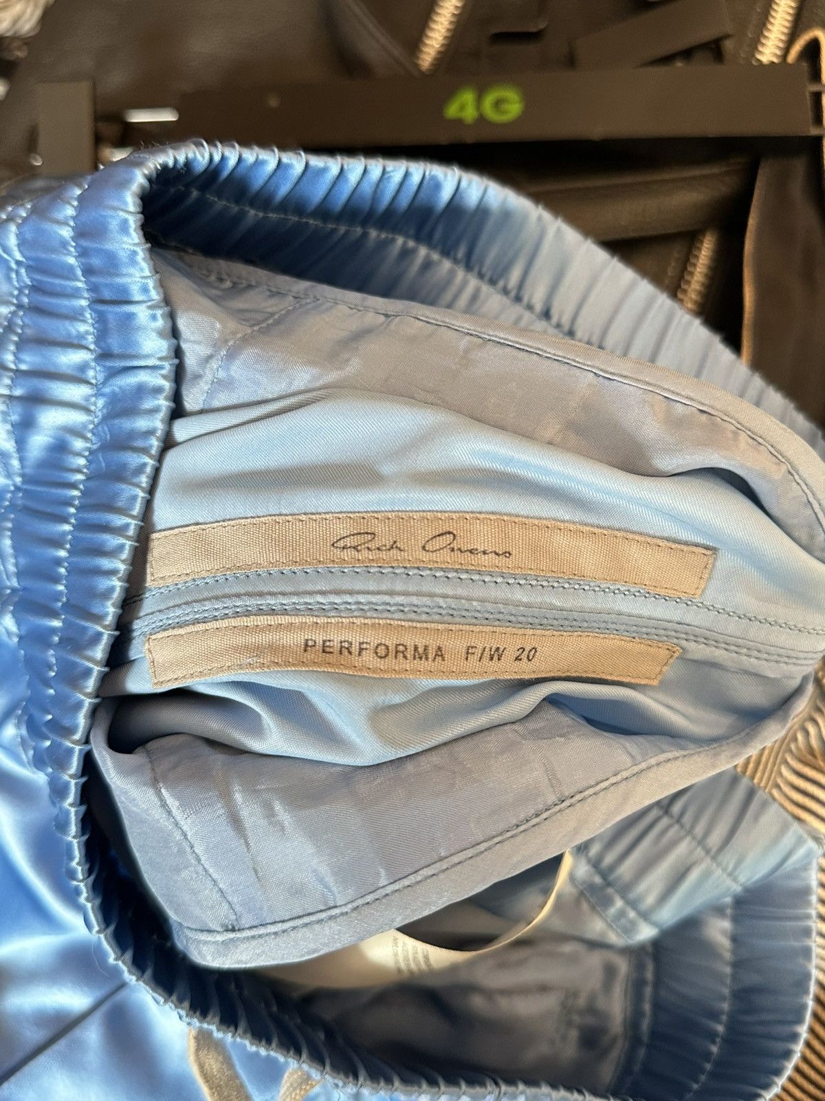 Rick Owens RICK OWENS BABY BLUE SHORTS Size US 32 / EU 48 - 6 Thumbnail