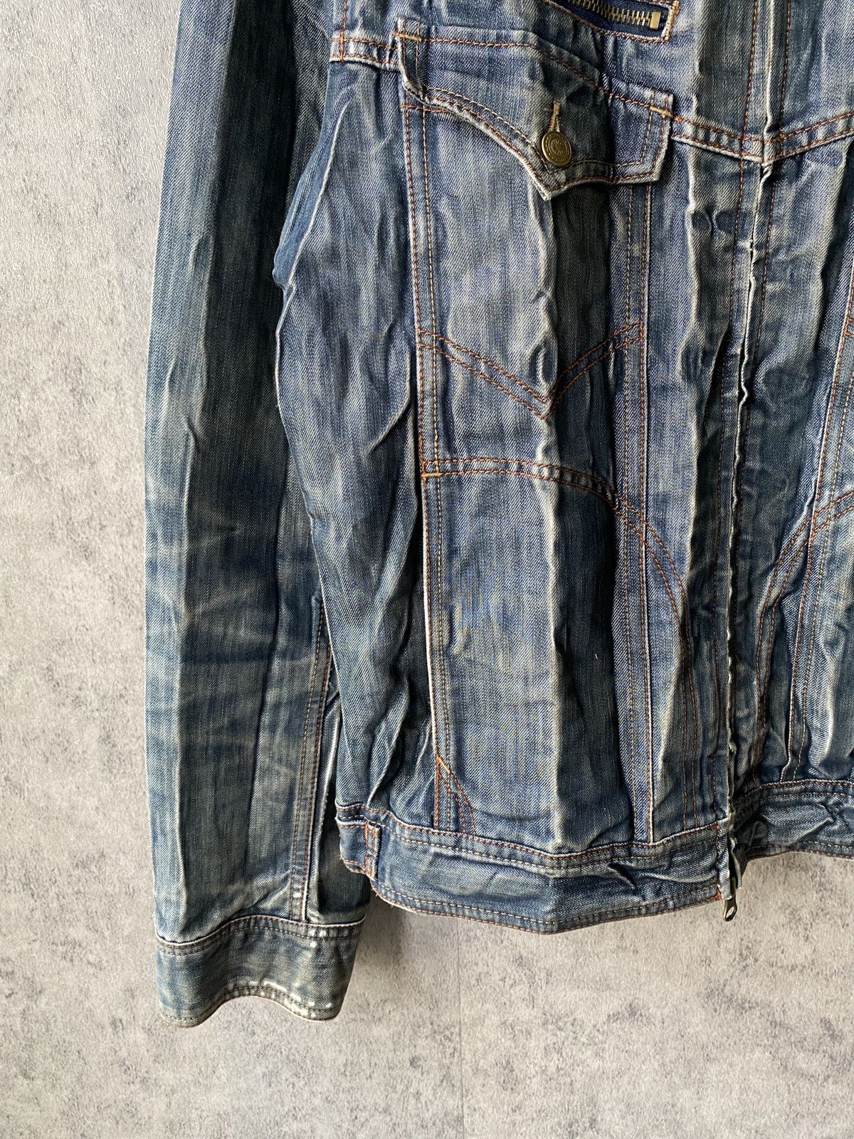semanticdesign Semantic Design Distressed Denim Jacket Size US L / EU 52-54 / 3 - 5 Thumbnail