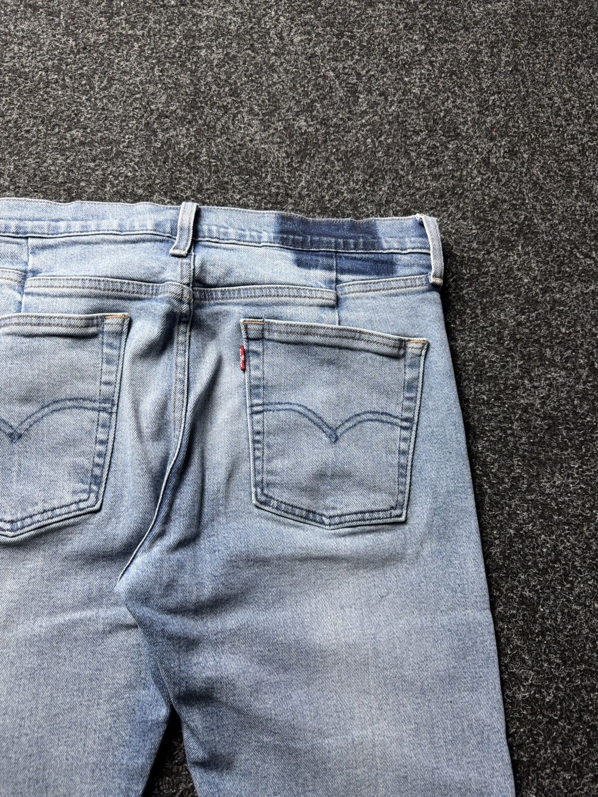 Levi's 00s Y2K Levi’s Altered 510 Skinny Jeans Light Wash Raw Hem Size US 34 / EU 50 - 19 Thumbnail
