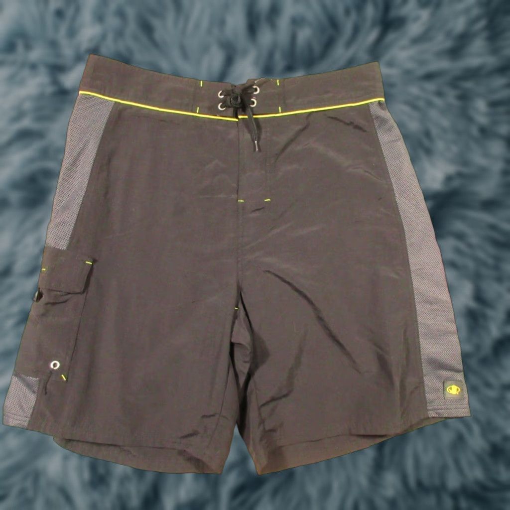 Body Glove Body Glove Shorts Mens 34 Black Lightweight Quickdry Board Surfing Hybrid Size US 34 / EU 50 - 1 Thumbnail
