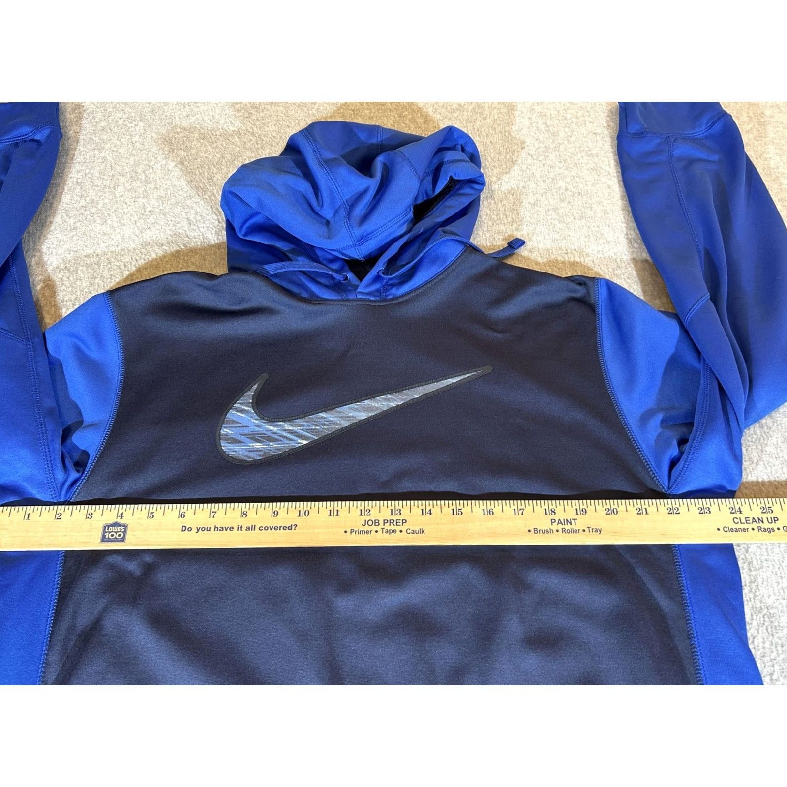 Nike Nike Hoodie Mens Large Blue Therma-FIT Pullover Fleece Sweatshirt Swoosh Logo Size US L / EU 52-54 / 3 - 5 Thumbnail