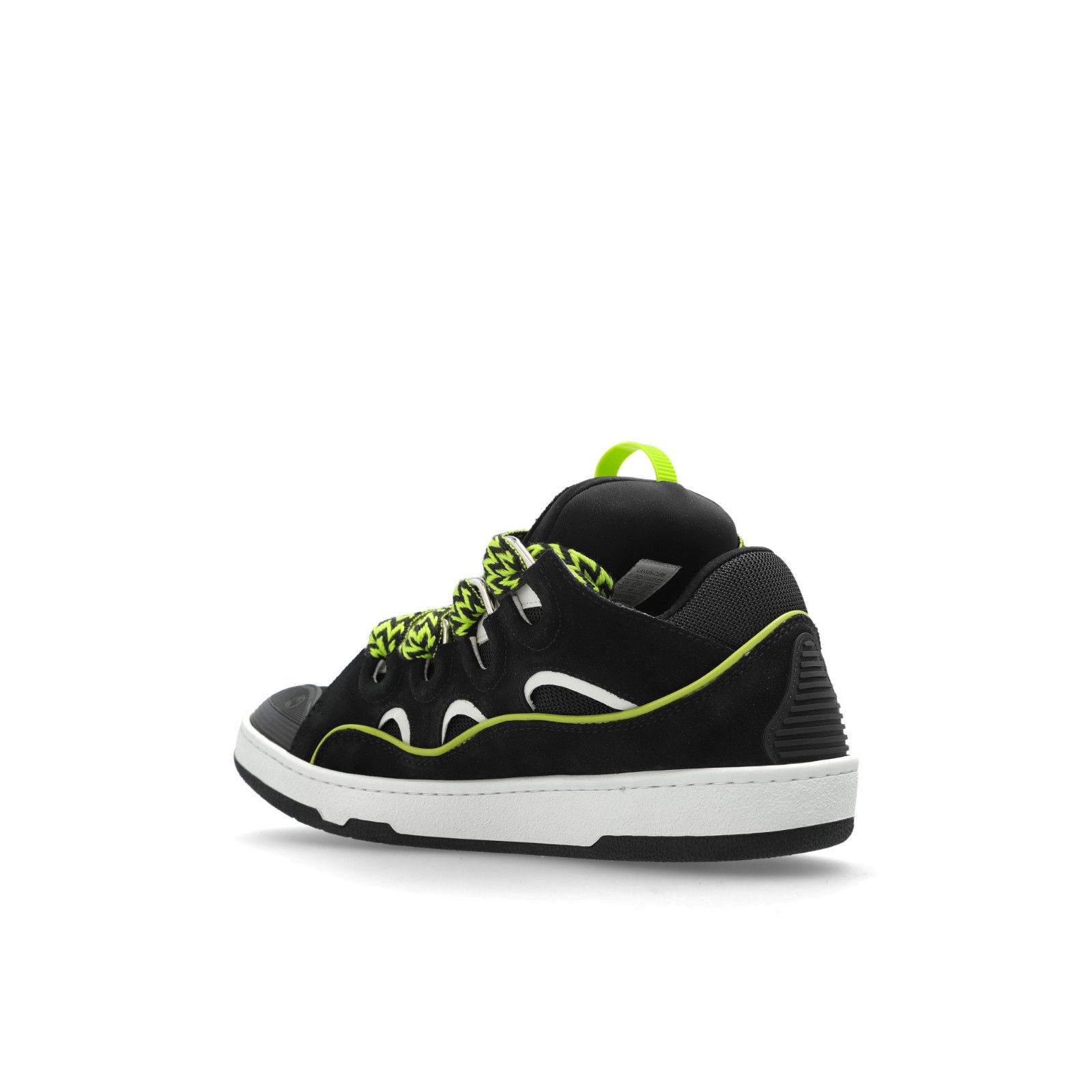 Lanvin Lanvin Curb Oversized Black Leather Sneakers New & Authenti Size US 10 / EU 43 - 3 Thumbnail