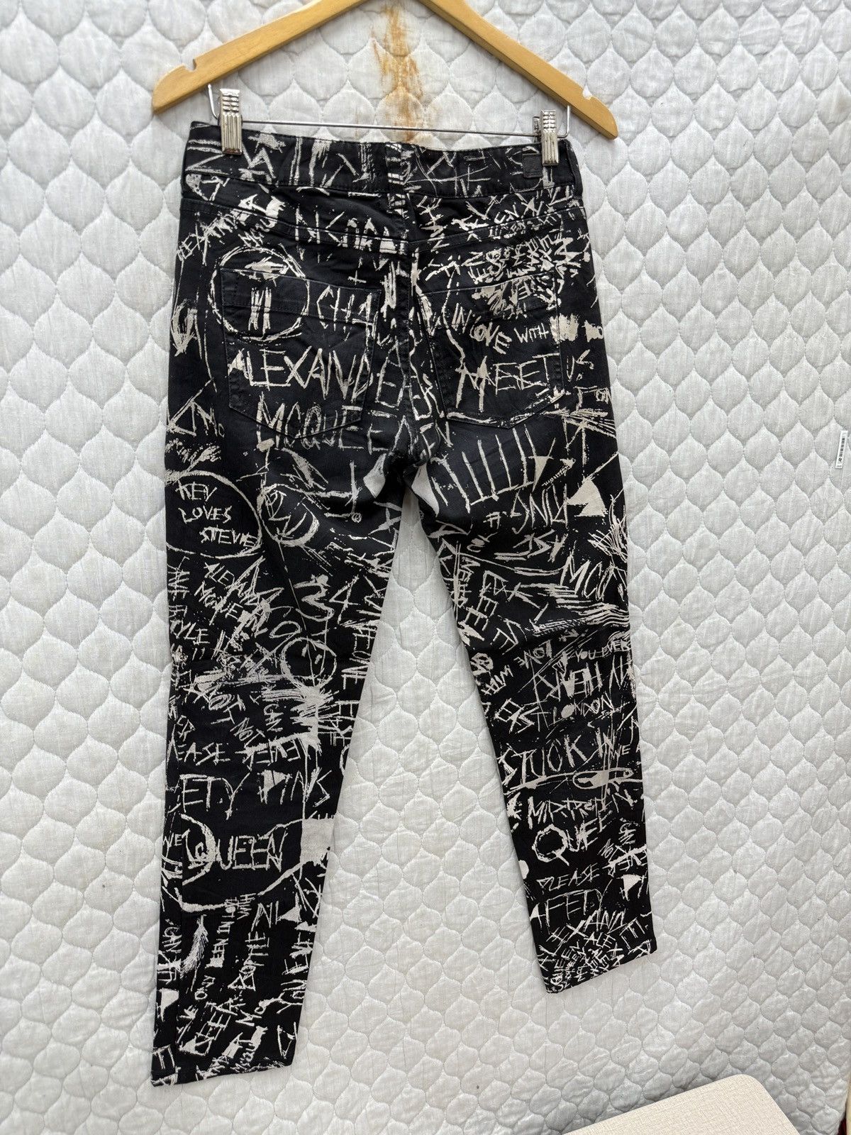 Alexander McQueen 🔥🔥🔥ARCHIVE ALEXANDER MCQUEEN PUNK PANTS Size US 29 - 7 Thumbnail