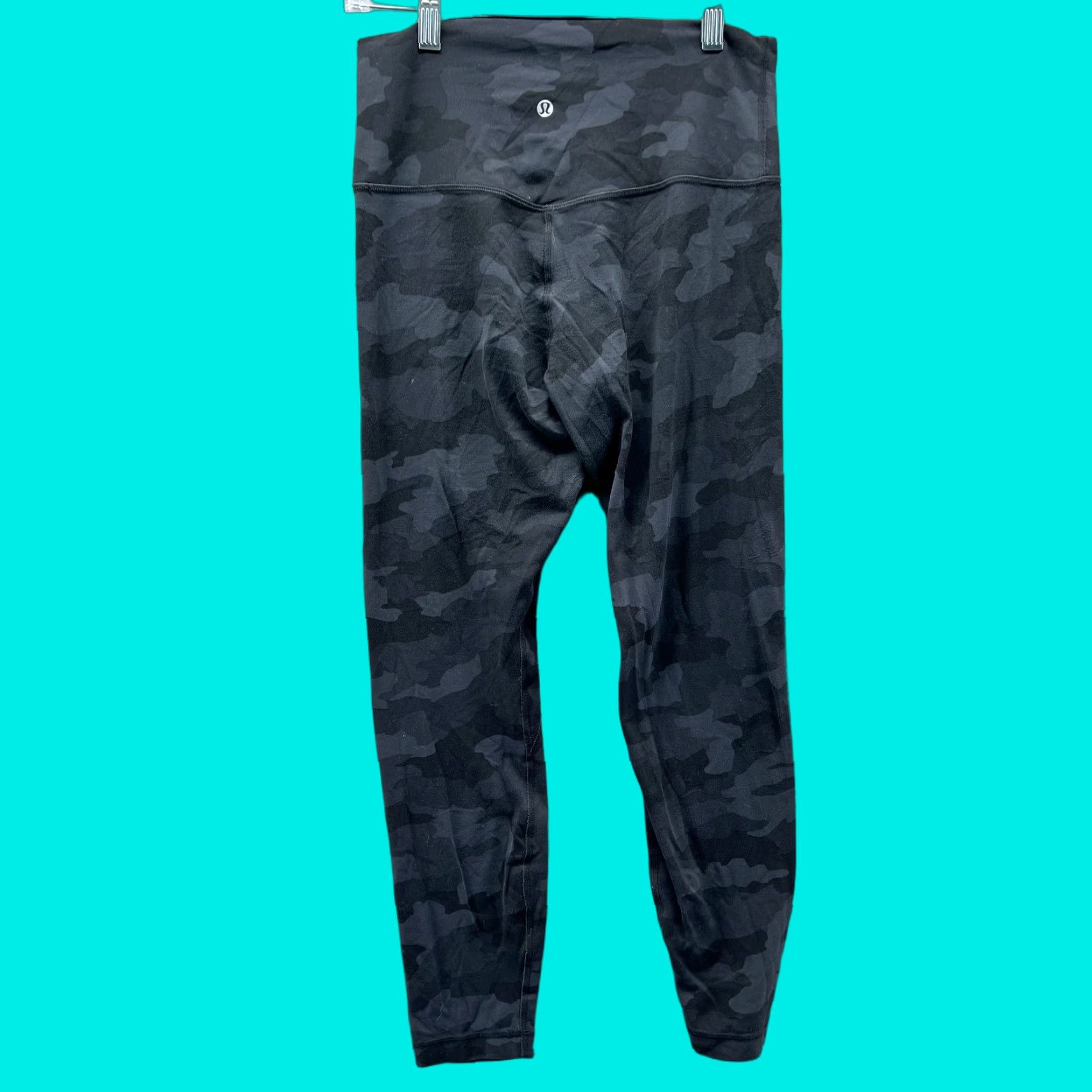 Lululemon Lululemon Leggings Women 8 Black Camo 25" Nulu Yoga Align High Rise Pants Leggings (Athleisure, Yoga) Womens Size 30" / US 8 / IT 44 - 1 Thumbnail