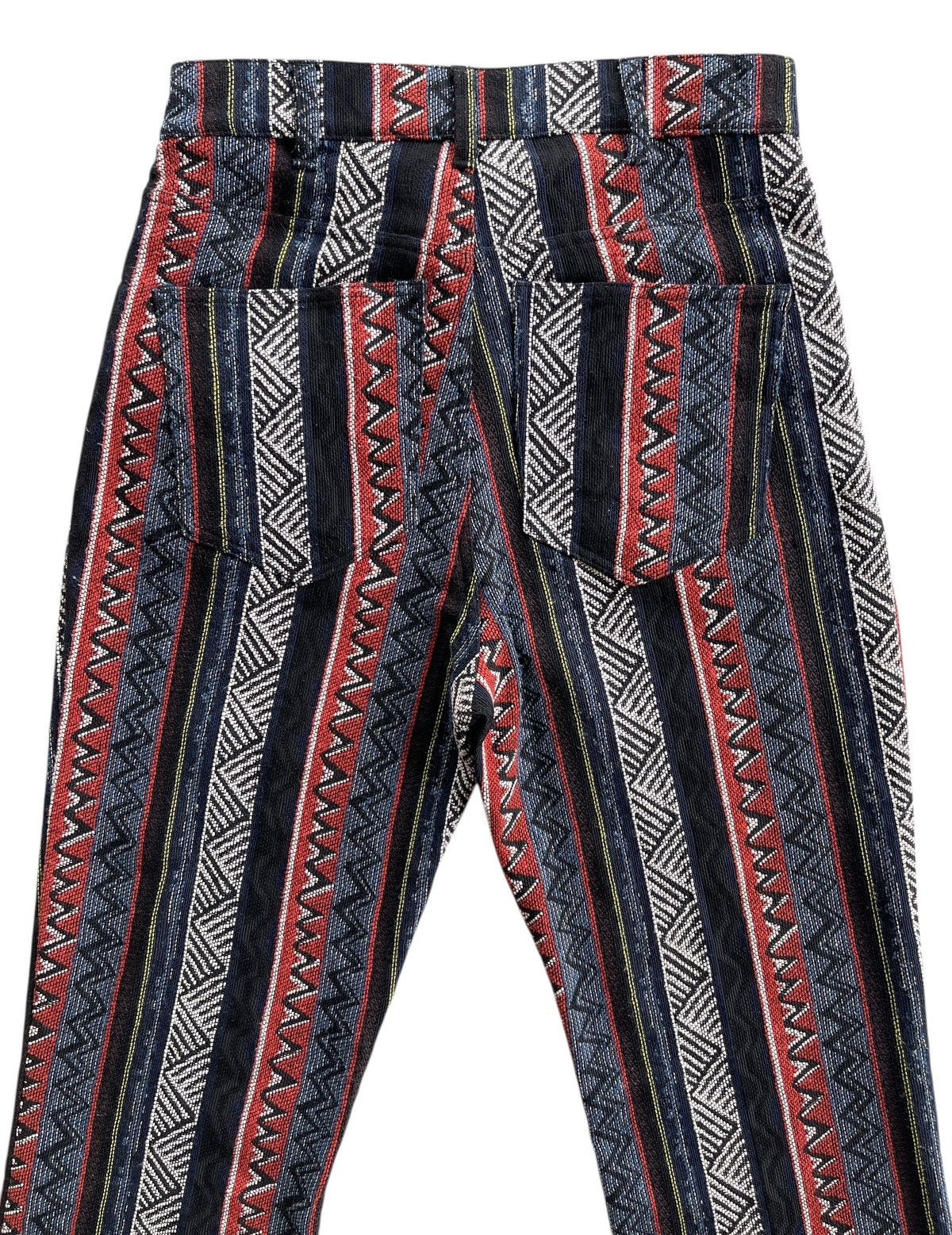 Vintage Vintage Fafatt Rockabilly Printed High Waist Pants Size 28" / US 6 / IT 42 - 6 Thumbnail