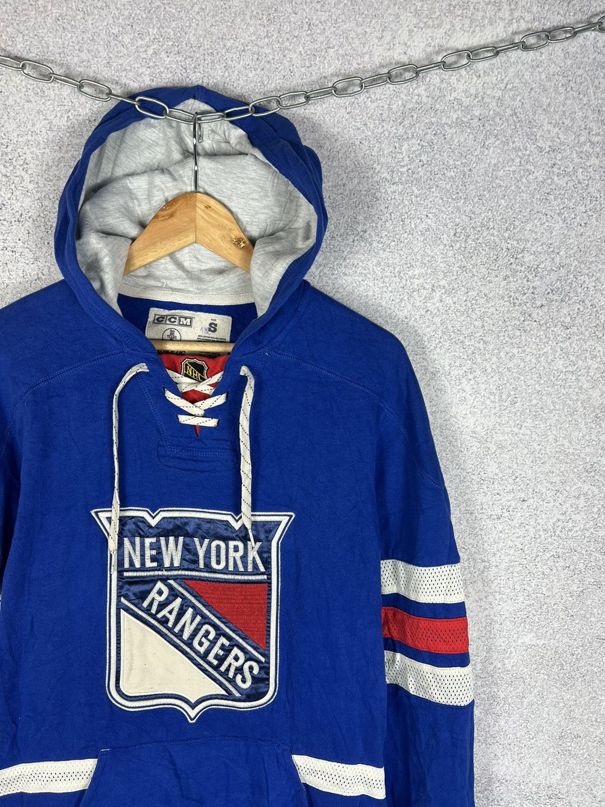 NHL Vintage CCM New York Rangers NHL Jersey Hoodie Reebok Size US S / EU 44-46 / 1 - 2 Thumbnail