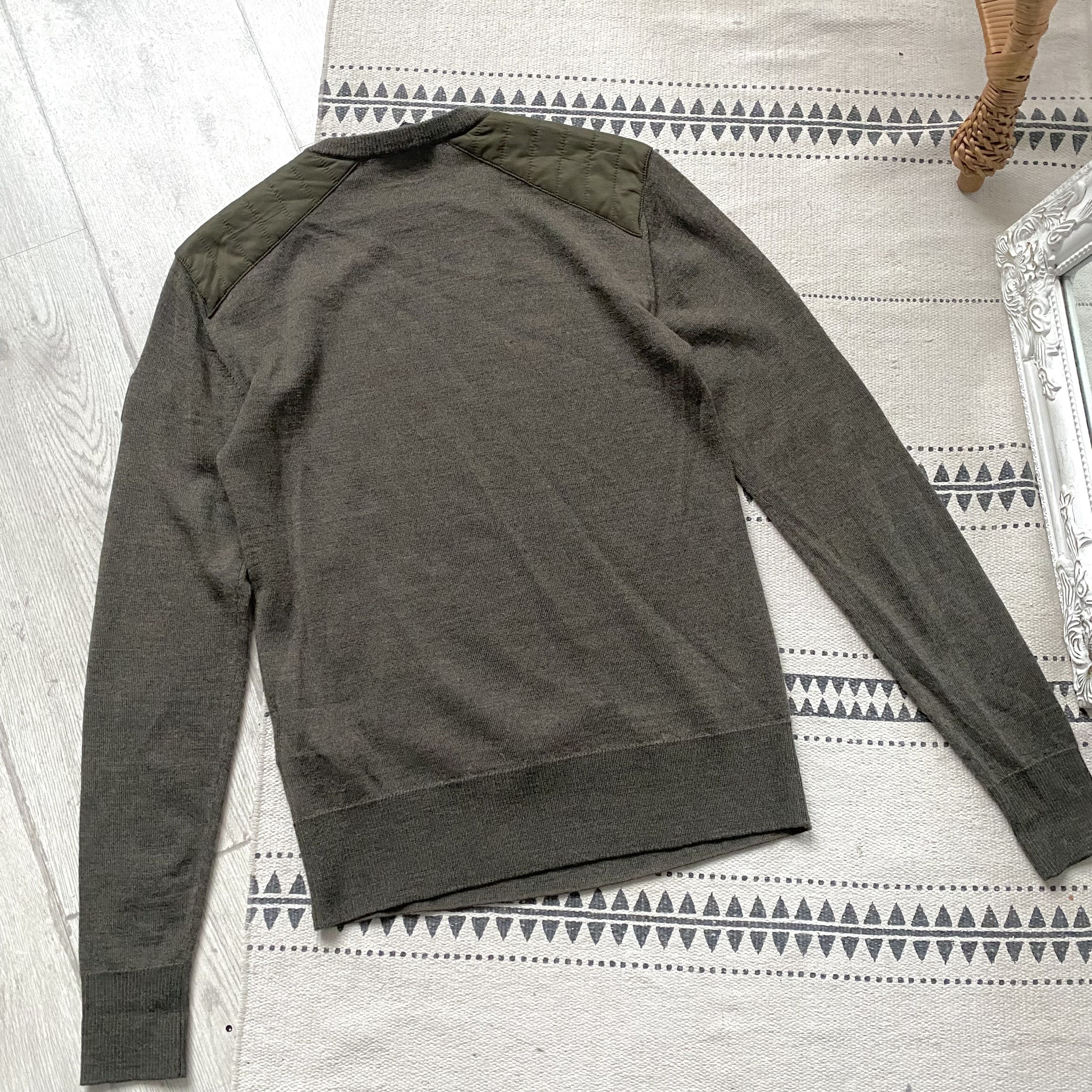Belstaff Bellstaf Wool Sweater Military stule with patch Size US XS / EU 42 / 0 - 9 Thumbnail