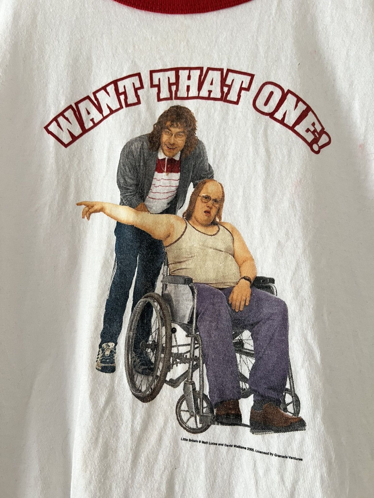 Vintage 2000s Little Britain “Want That One” Graphic Tee Size US XL / EU 56 / 4 - 10 Thumbnail