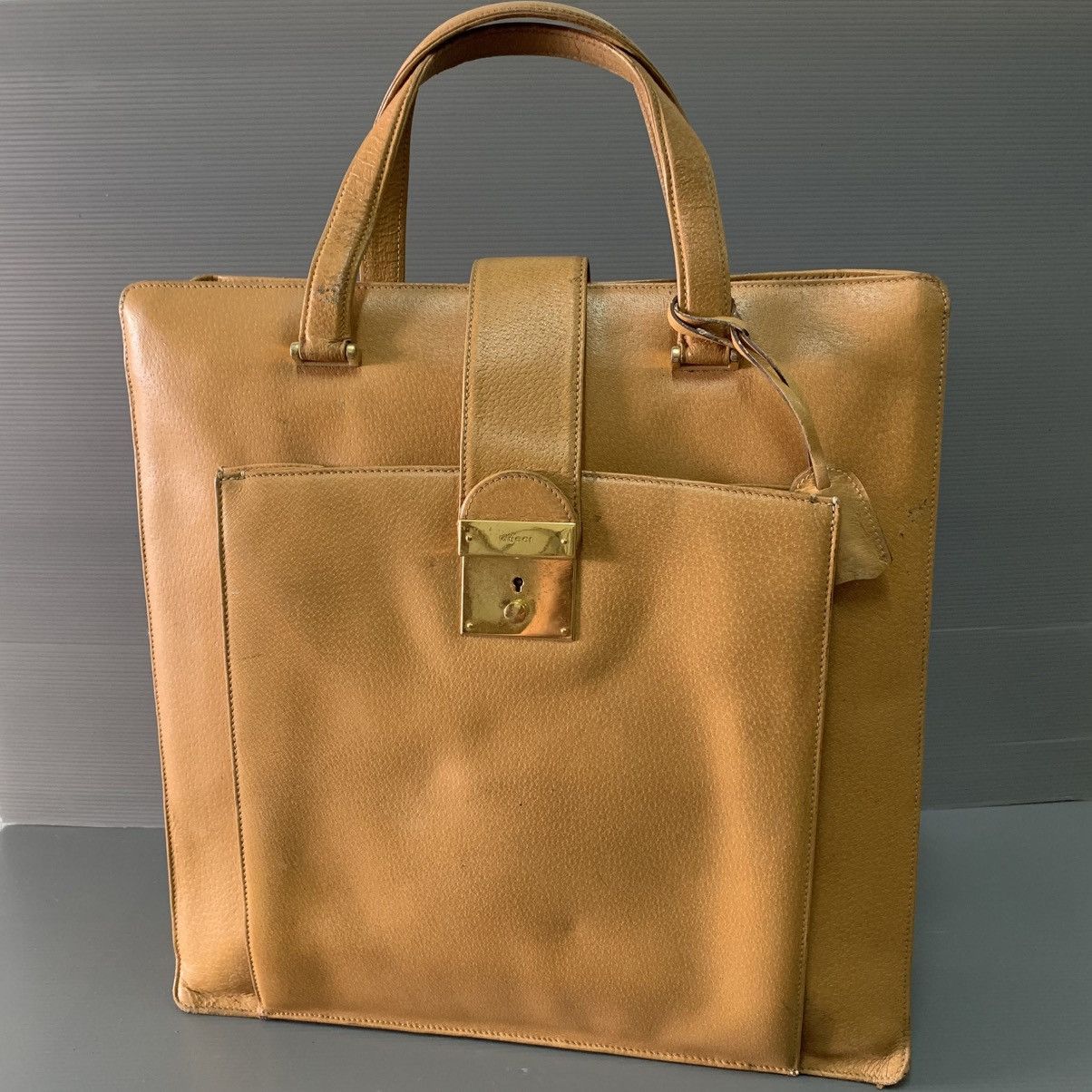 Gucci Gucci Leather Vintagr Document Bag Size ONE SIZE - 1 Thumbnail