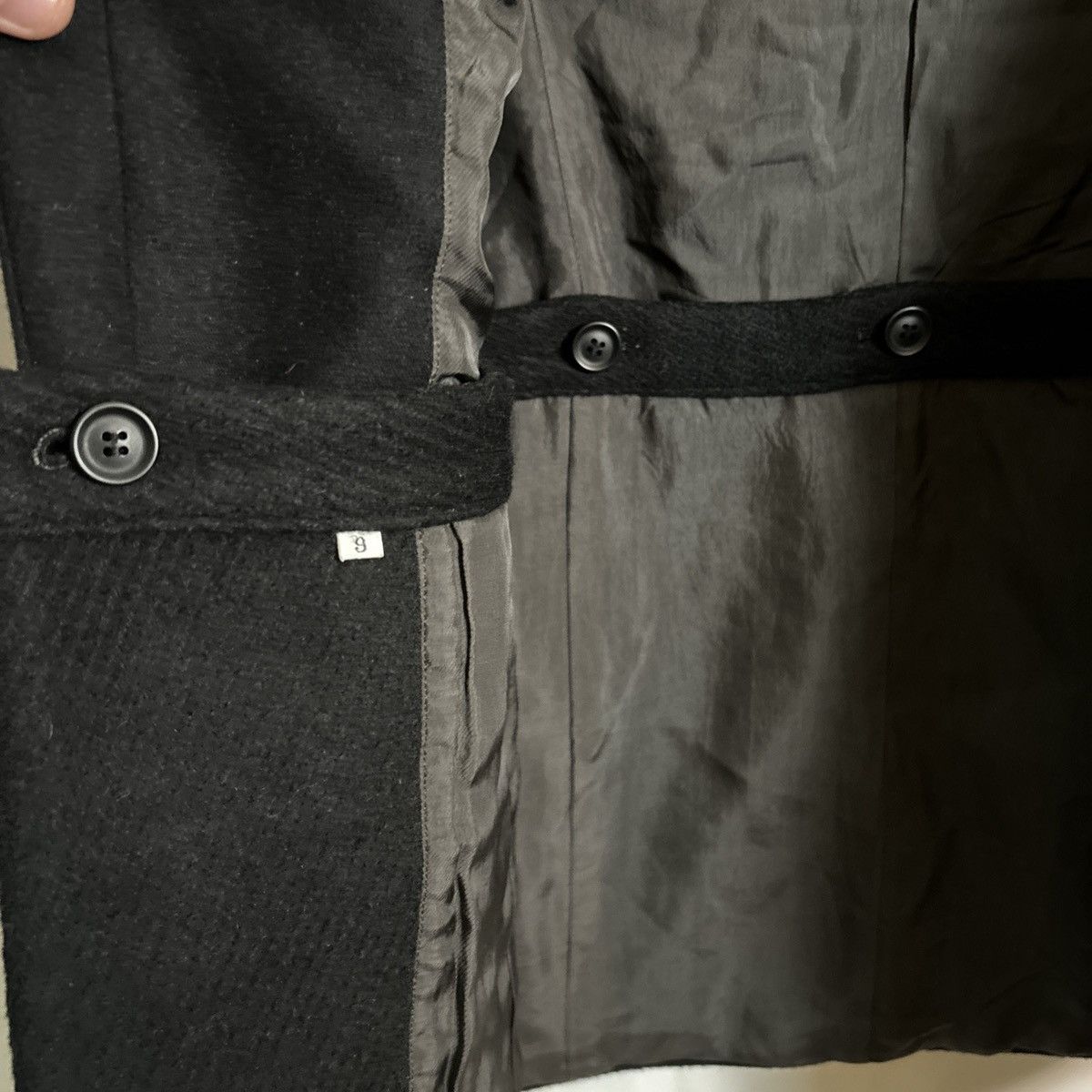Julius Julius 7 Angora Blend Zipper Coat w/Removable Lower Portion Size US S / EU 44-46 / 1 - 8 Thumbnail
