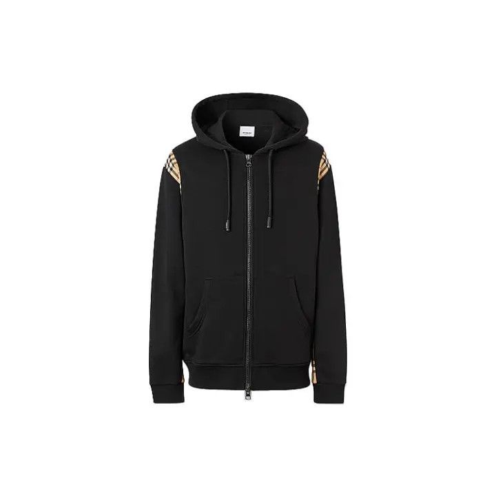 Burberry Burberry Vintage Black Hooded Sweatshirt Size US S / EU 44-46 / 1 - 1 Thumbnail