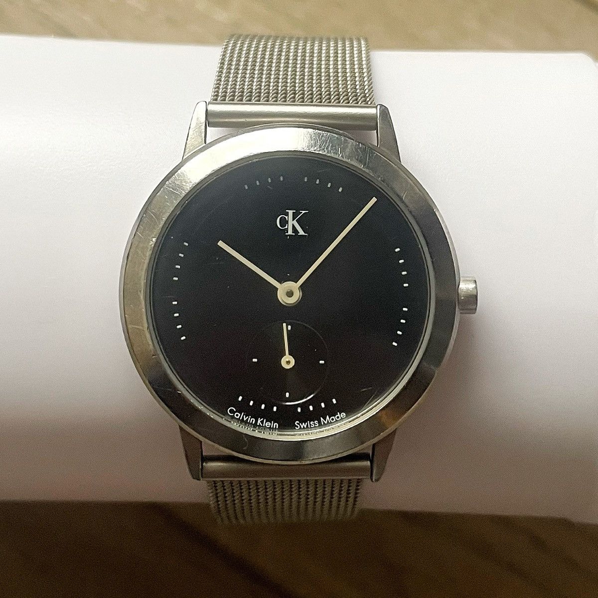 Calvin Klein Calvin Klein Swiss Made K3321 Stainless Steel Watch Size ONE SIZE - 1 Thumbnail
