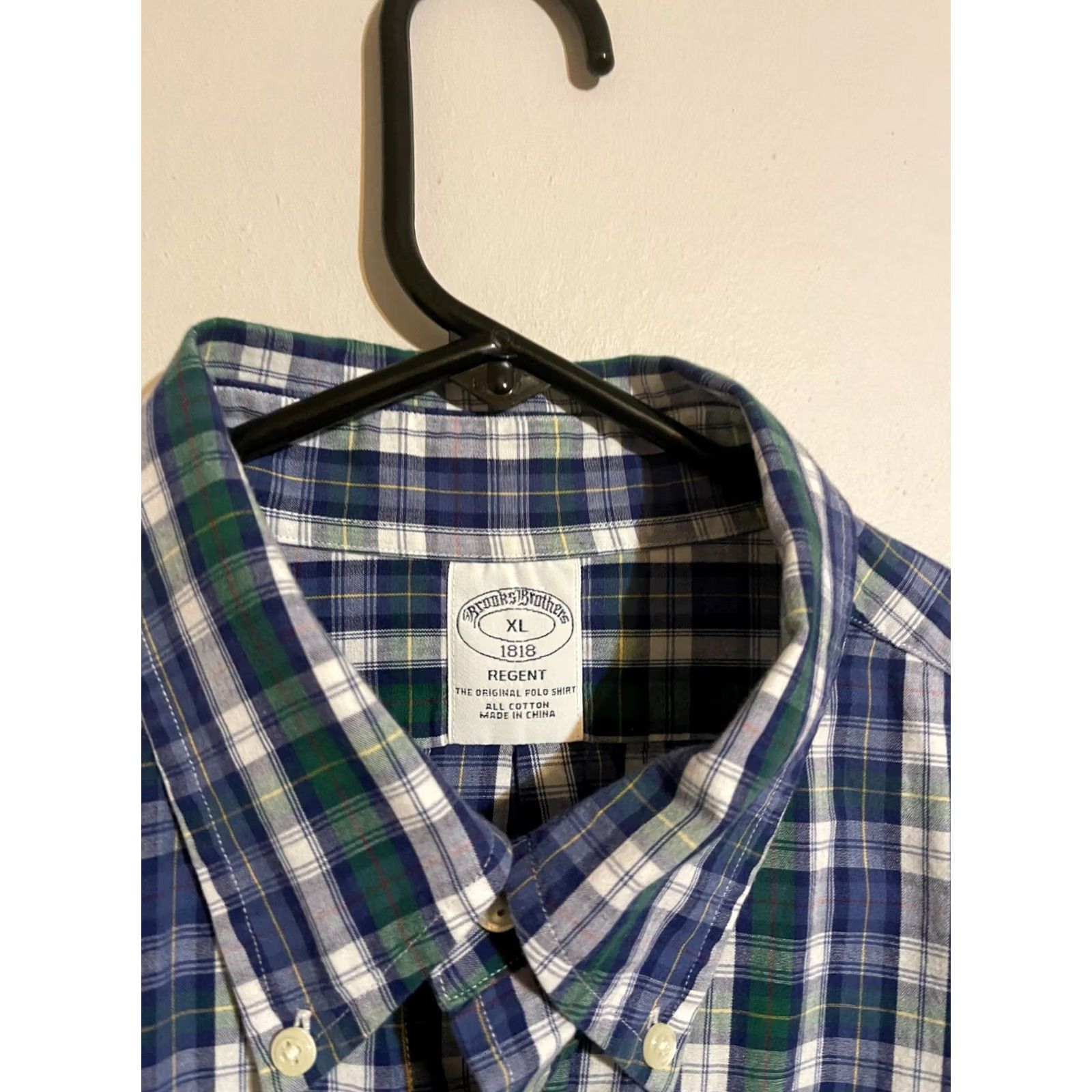 Brooks Brothers Brooks Brothers 1818 Regent Dress Shirt Men's XL Plaid Casual Button Up L/S Size US XL / EU 56 / 4 - 3 Thumbnail