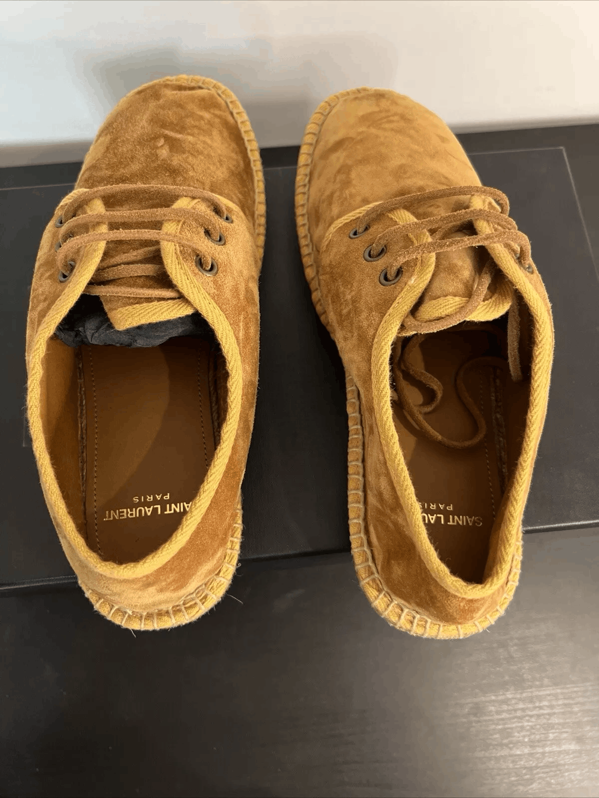 Yves Saint Laurent YSL Saint Laurent Espadrille Suede Loafer Cachemere Land Size US 7 / EU 40 - 5 Thumbnail