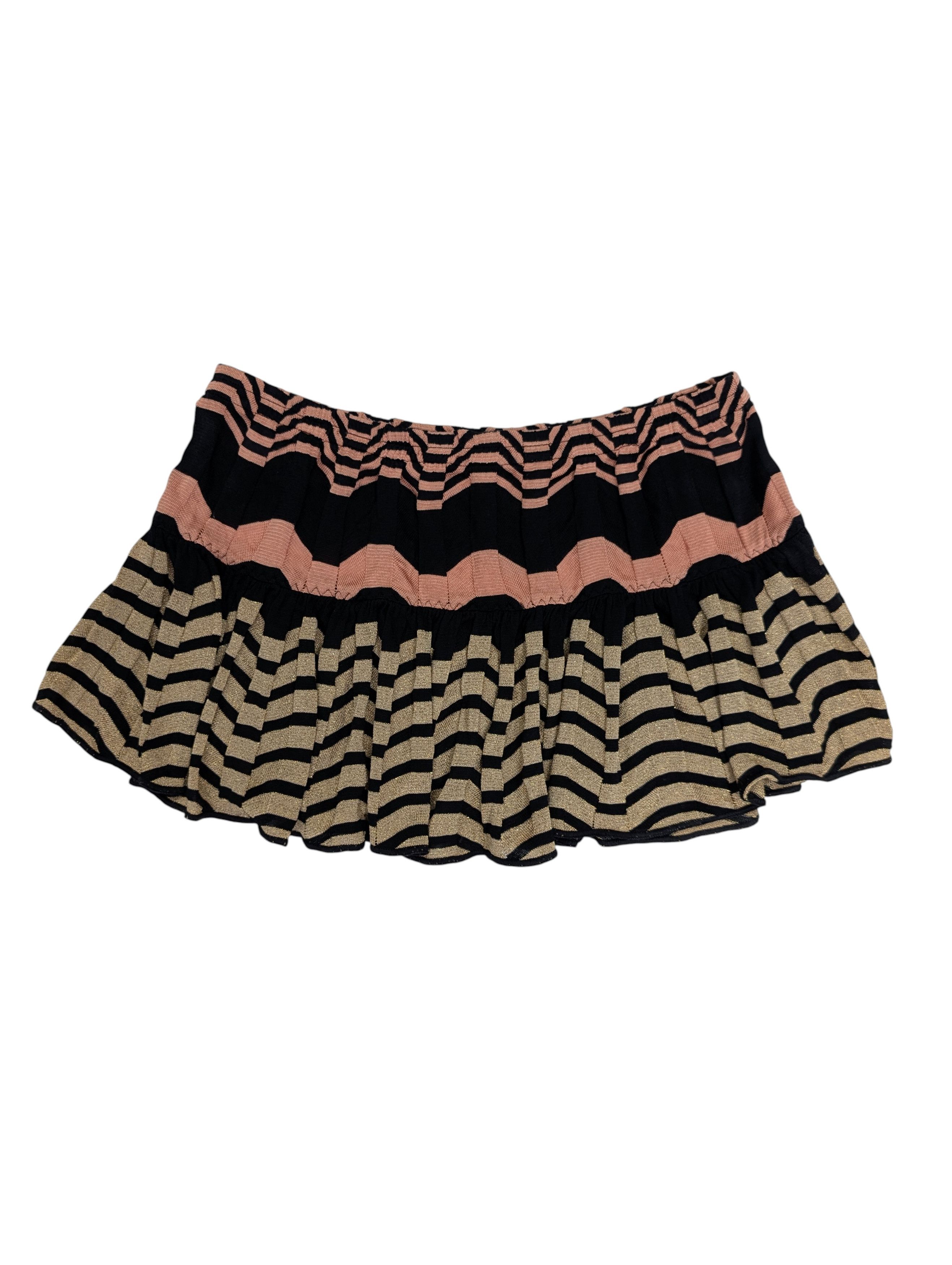 Missoni Missoni Black And Gold Mini Shorts Size 27" / US 4 / IT 40 - 1 Thumbnail