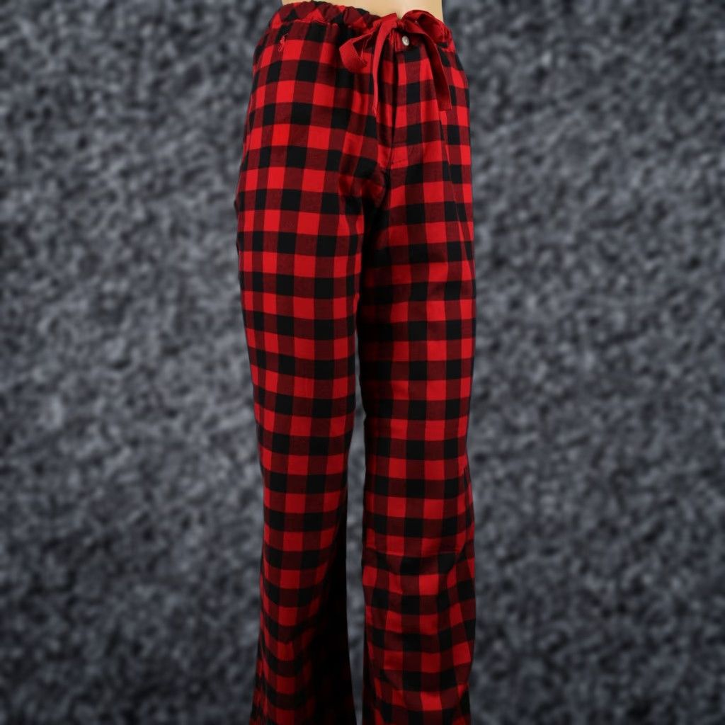 Ralph Lauren Ralph Lauren Pajamas Sleep Pants Red Black Plaid Ladies L NWT Size 36" / US 14 / IT 50 - 1 Preview